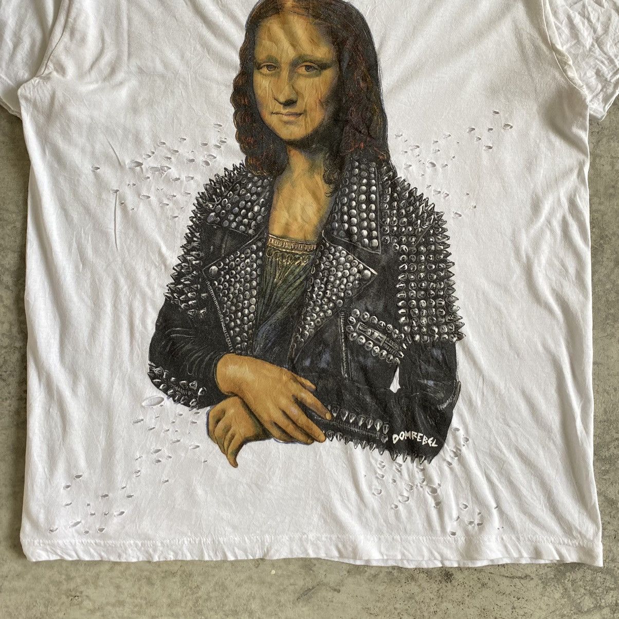 DOMREBEL Dom Rebel Montreal Mona Lisa Distressed T-Shirt Size US XL / EU 56 / 4 - 3 Thumbnail