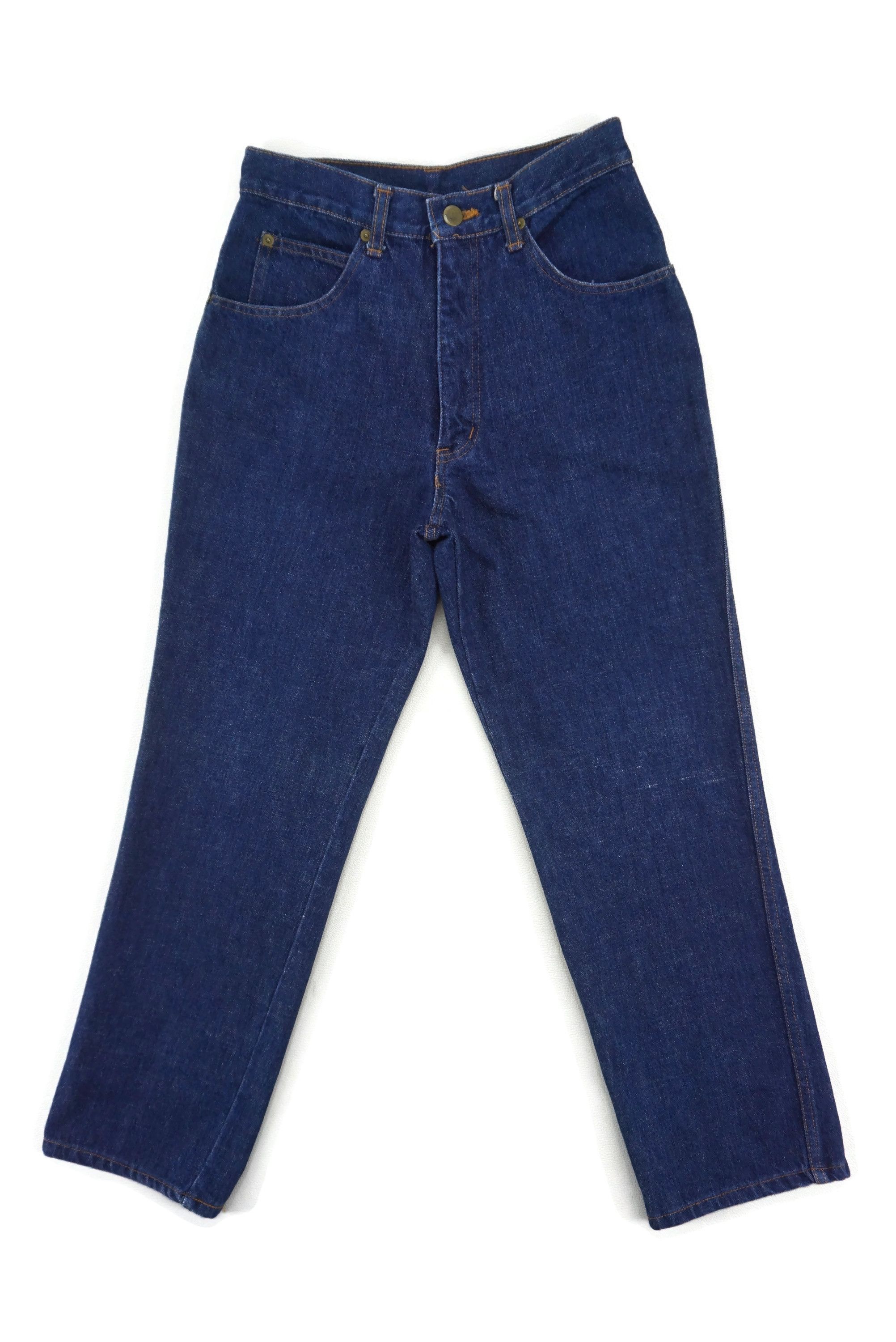 image of Armani x Giorgio Armani Ankle Tapered Crop Casual Blue Jeans Made In Italy, Women's (Size 26)