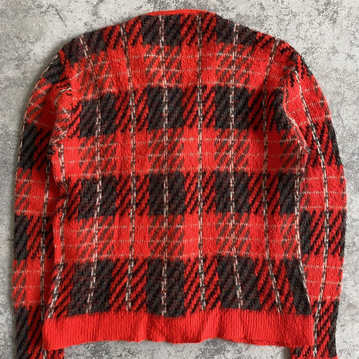 Vintage 60's Brent Knitted Mohair Cardigan Jumper Sweater