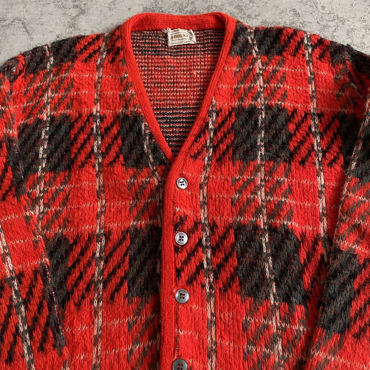 Vintage Vintage 60’s Brent Knitted Mohair Cardigan Jumper Sweater Size S / US 4 / IT 40 - 7 Thumbnail