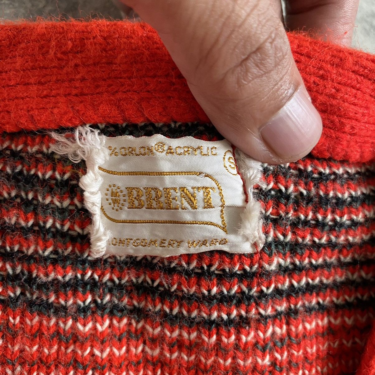 Vintage Vintage 60’s Brent Knitted Mohair Cardigan Jumper Sweater Size S / US 4 / IT 40 - 8 Thumbnail