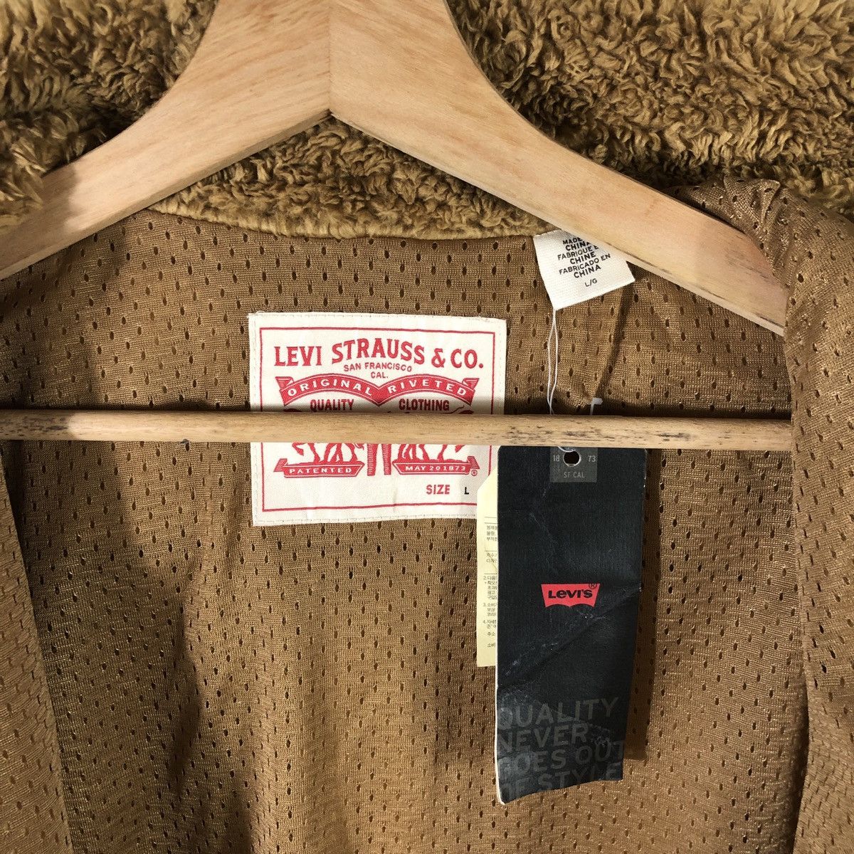 Levi's × Levi's Made & Crafted BNWT Levis Engineered Garment Style Fleece Jacket Size US XL / EU 56 / 4 - 5 Thumbnail