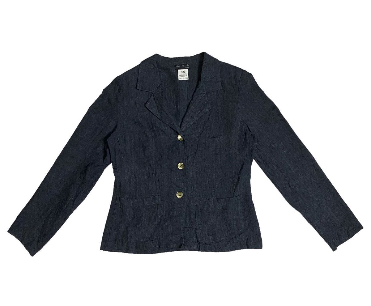 agnes b. Agnes B. Linen coat jacket Size S / US 4 / IT 40 - 5 Thumbnail