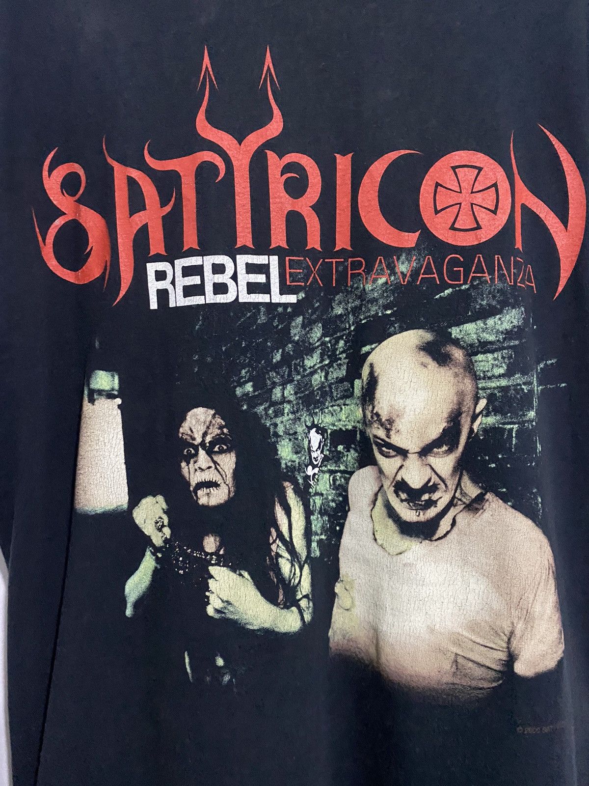 Band Tees × Vintage 💸BINDINGOFFER💸Satyricon Rebel Extravaganza Mayhem Darkthorne Size US L / EU 52-54 / 3 - 2 Thumbnail