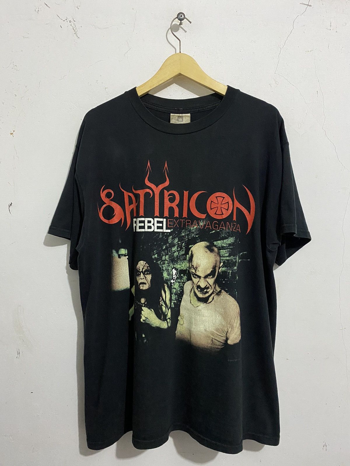 Band Tees × Vintage 💸BINDINGOFFER💸Satyricon Rebel Extravaganza Mayhem Darkthorne Size US L / EU 52-54 / 3 - 1 Thumbnail