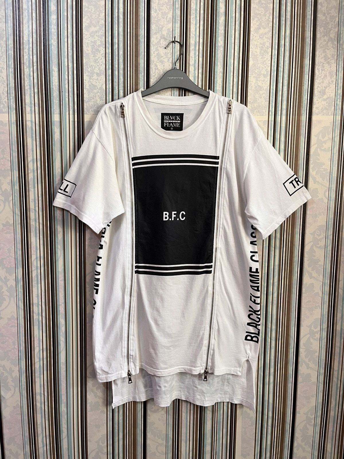 Japanese Brand black flame classic zipped archive #D2 Size US L / EU 52-54 / 3 - 1 Thumbnail