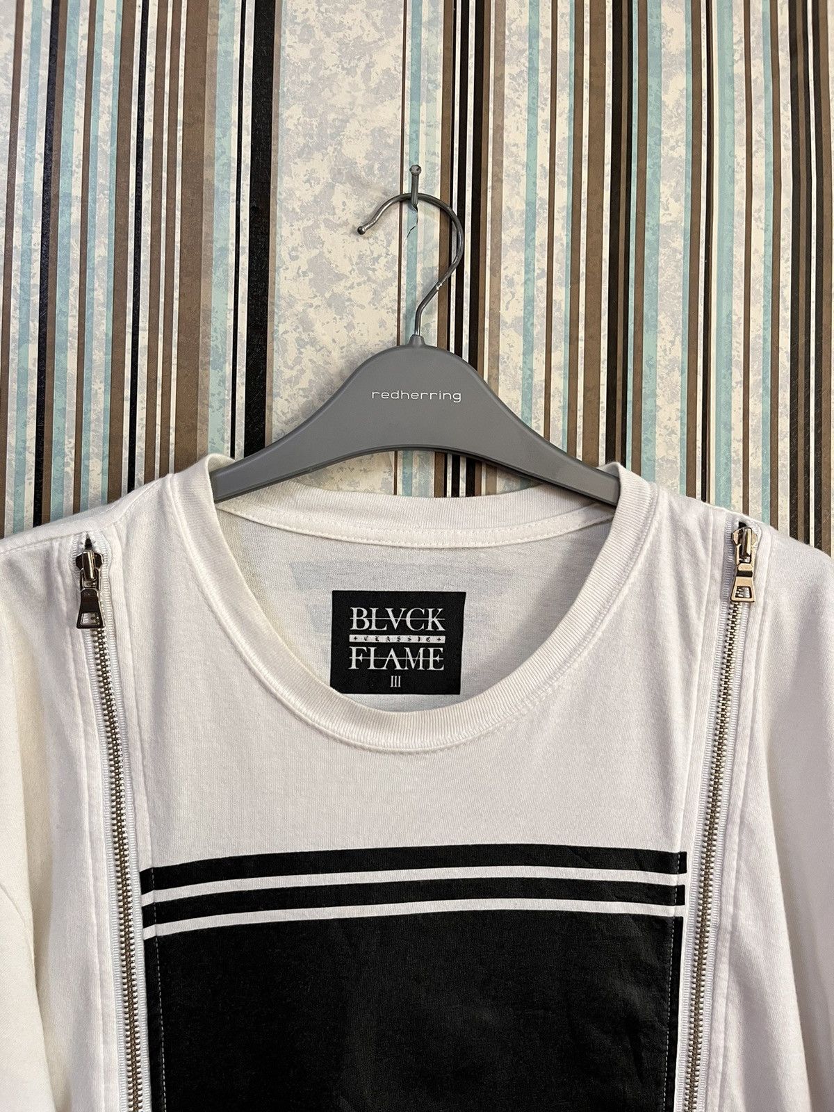 Japanese Brand black flame classic zipped archive #D2 Size US L / EU 52-54 / 3 - 6 Thumbnail