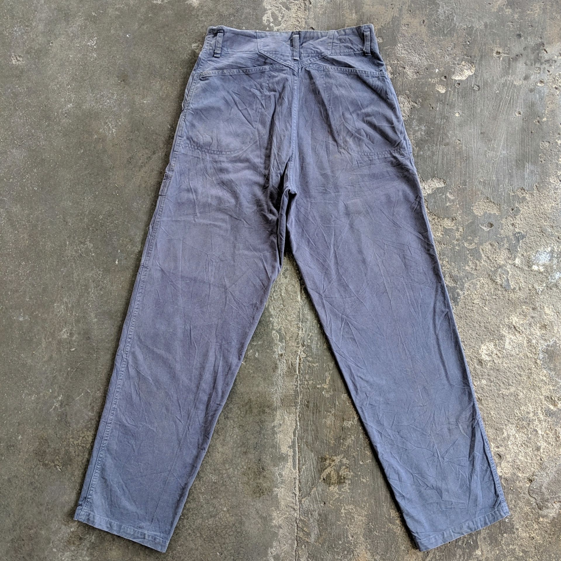 Japanese Brand W31💥Vintage Big John Spana Workwear Big Pocket Pants Size US 31 - 10 Thumbnail