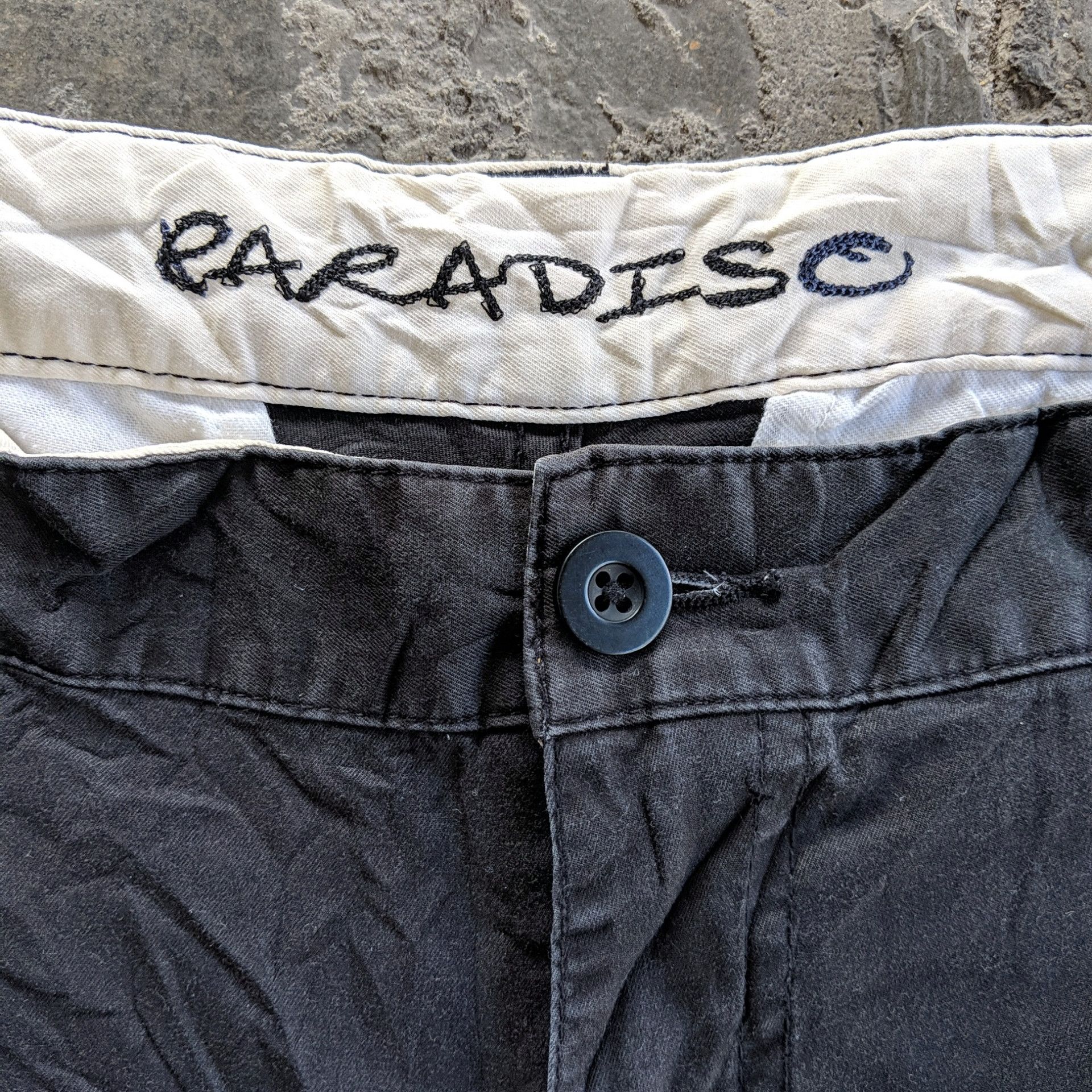 Japanese Brand W32 Vintage BLACK Paradisco Tactical Cargo Distressed Pants Size US 32 / EU 48 - 6 Thumbnail