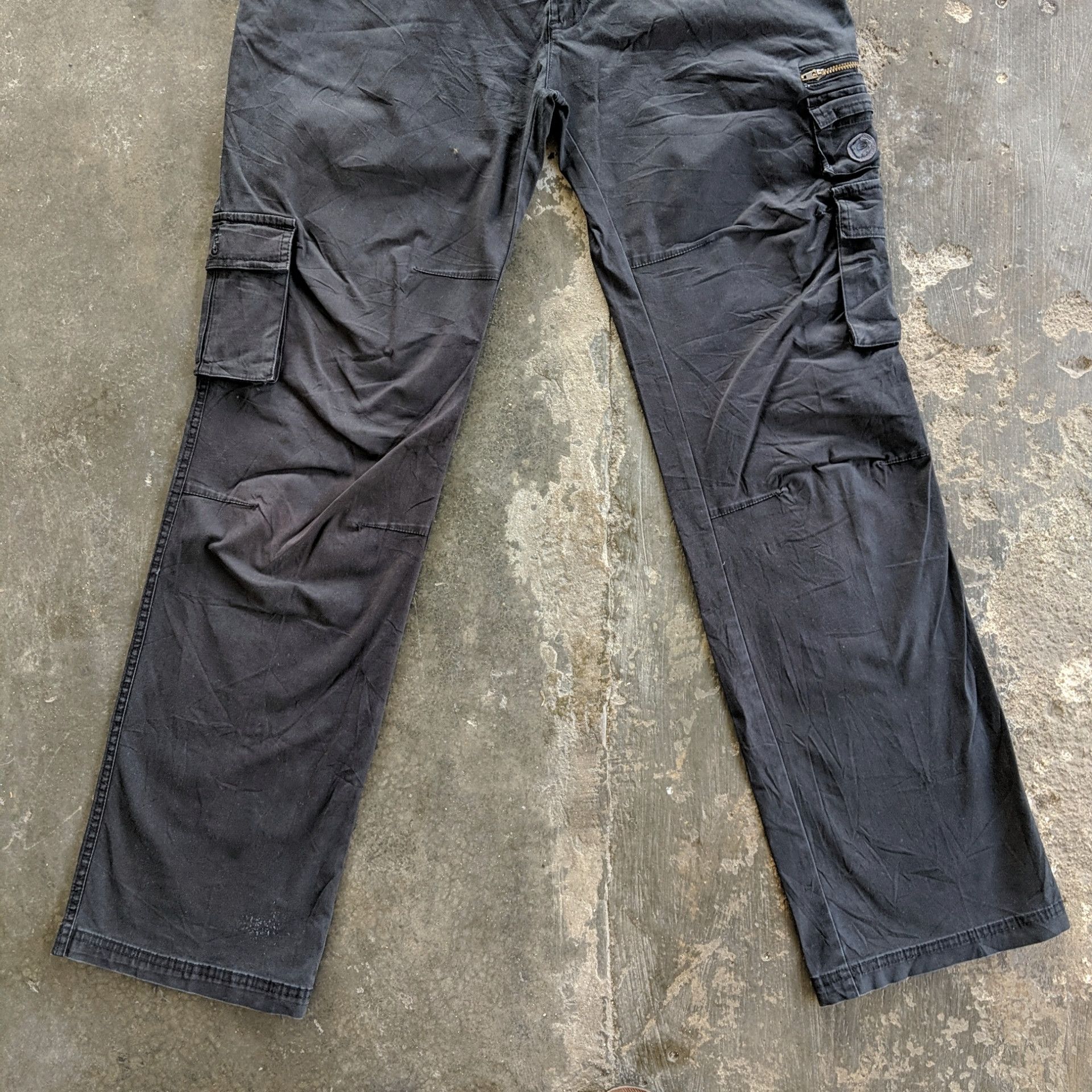 Japanese Brand W32 Vintage BLACK Paradisco Tactical Cargo Distressed Pants Size US 32 / EU 48 - 5 Thumbnail