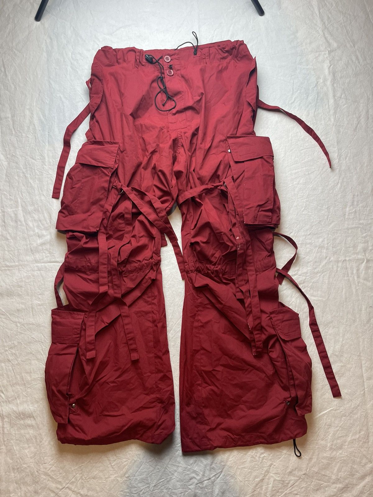 Japanese Brand × Vintage Y2K Parachute Bondage Pants | Grailed