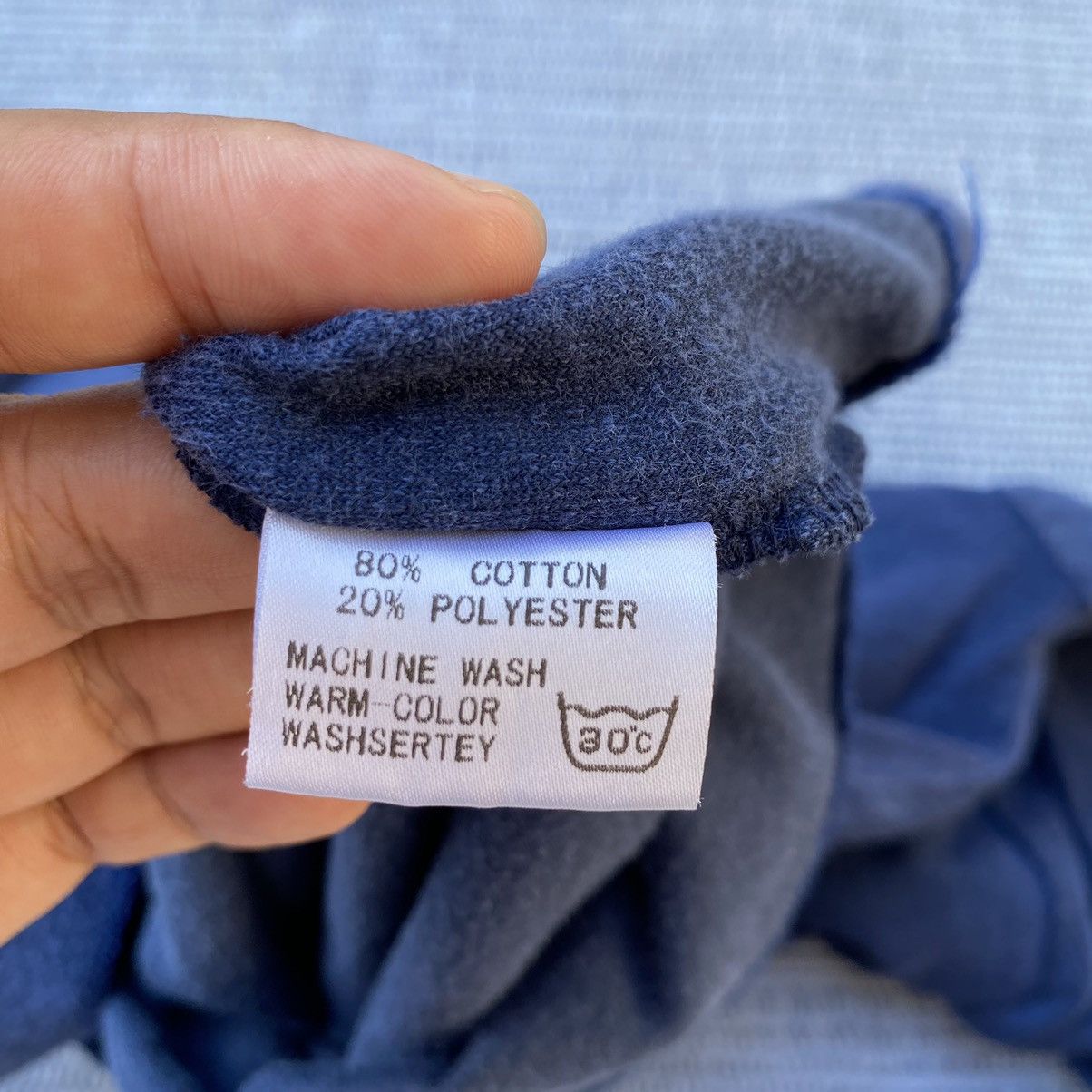 Japanese Brand blue towel tshirt Size US L / EU 52-54 / 3 - 10 Thumbnail