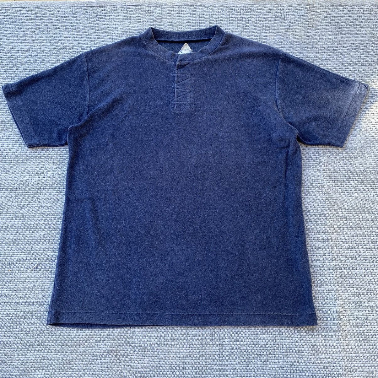 Japanese Brand blue towel tshirt Size US L / EU 52-54 / 3 - 2 Thumbnail