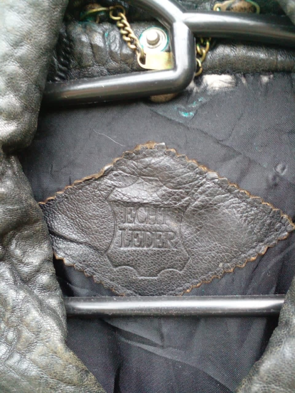 Leather BOMBER JACKET x ECHT LEDER. (GJ 6) Size US XL / EU 56 / 4 - 3 Thumbnail