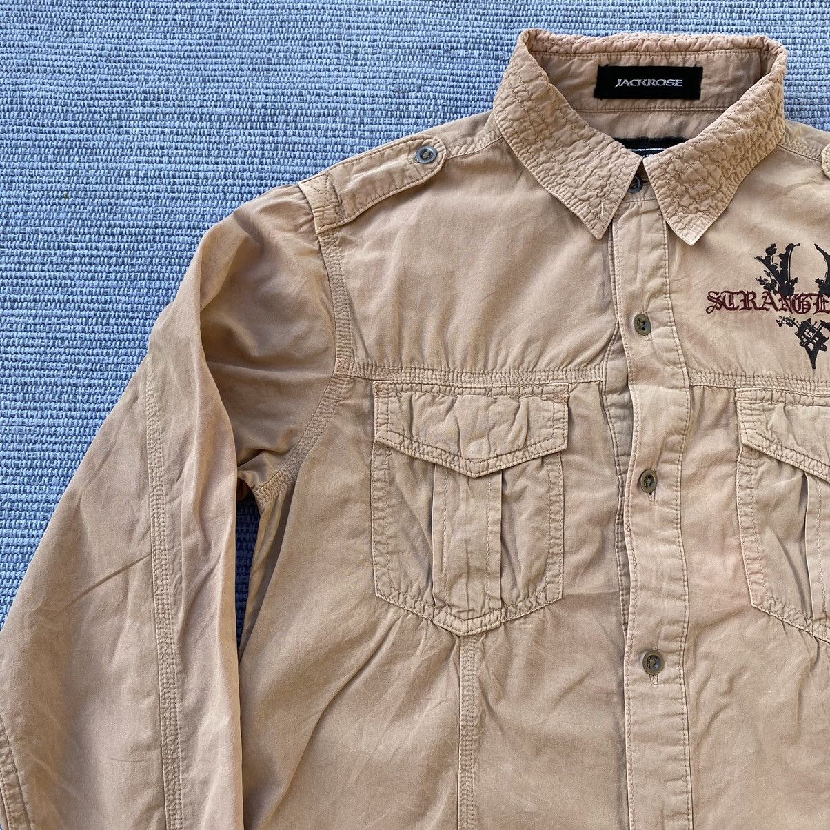Japanese Brand jackrose strange rude shirt Size US S / EU 44-46 / 1 - 6 Thumbnail