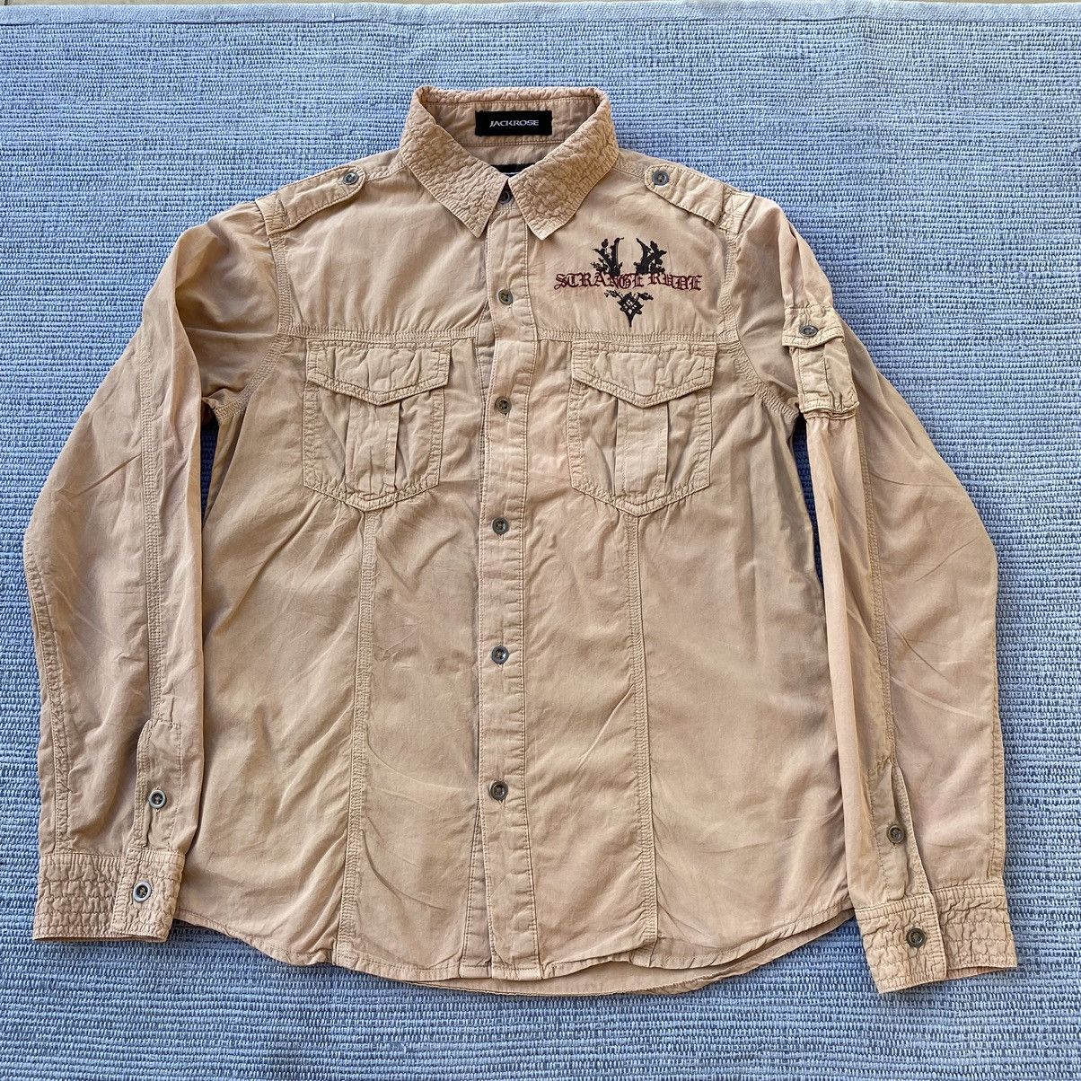 Japanese Brand jackrose strange rude shirt Size US S / EU 44-46 / 1 - 2 Thumbnail