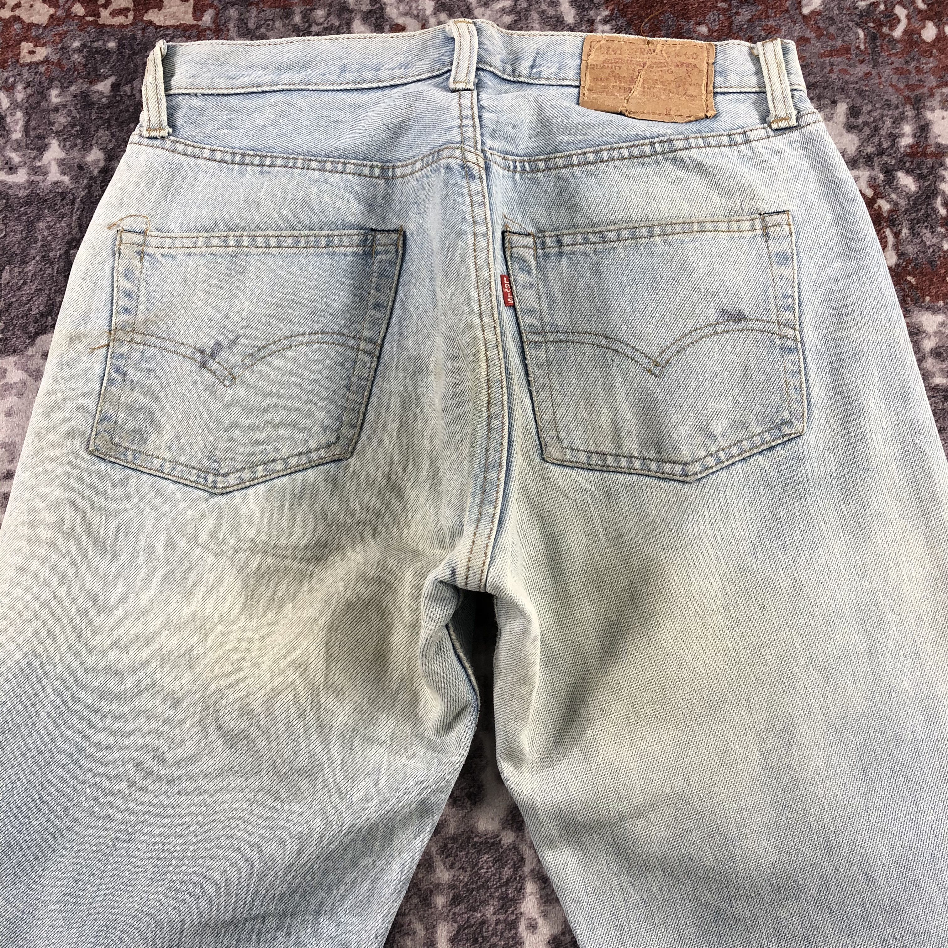 Levi's × Vintage Vintage 80s Redline Levis 501 Jeans-JM2772 Size US 30 / EU 46 - 4 Thumbnail