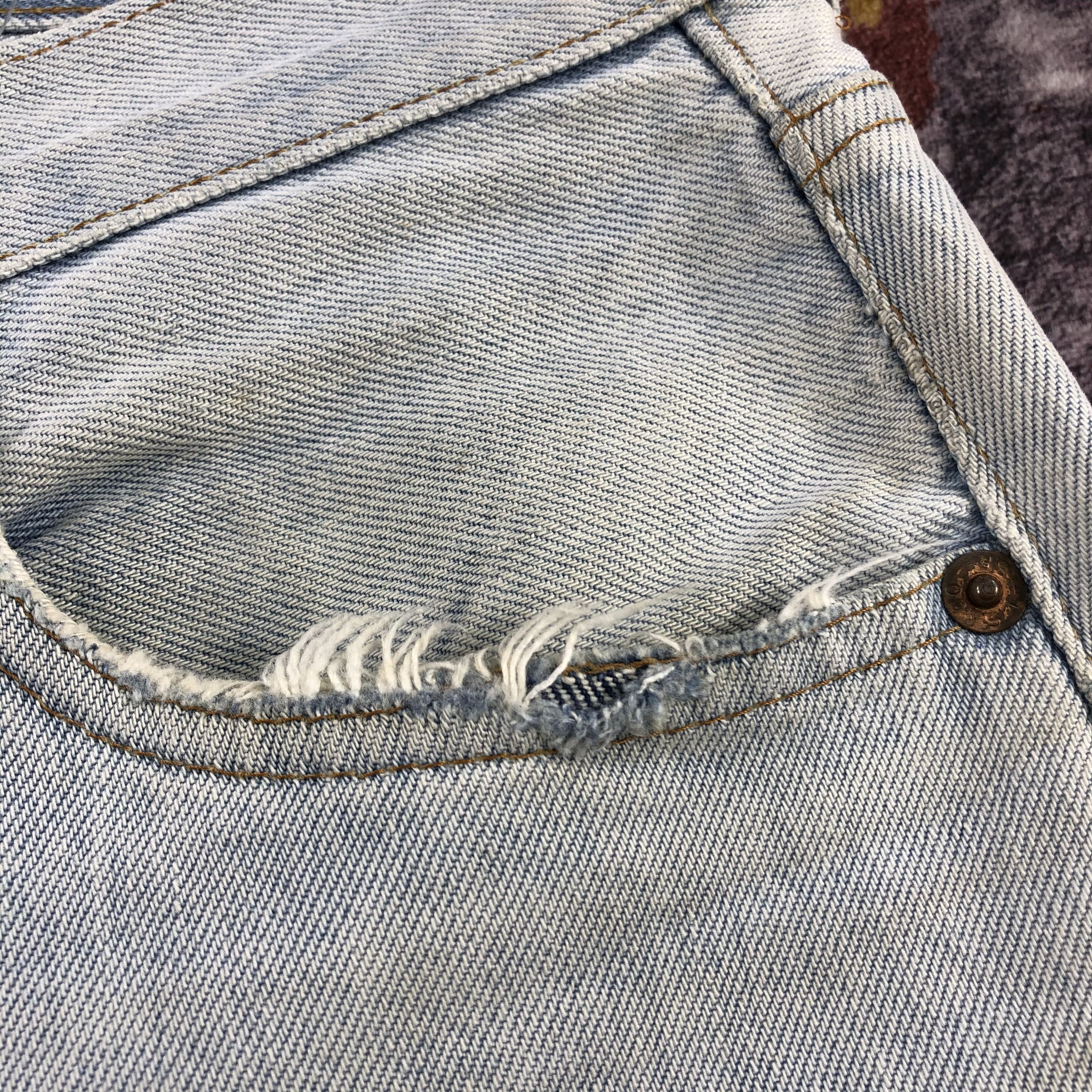 Levi's × Vintage Vintage 80s Redline Levis 501 Jeans-JM2772 Size US 30 / EU 46 - 9 Thumbnail