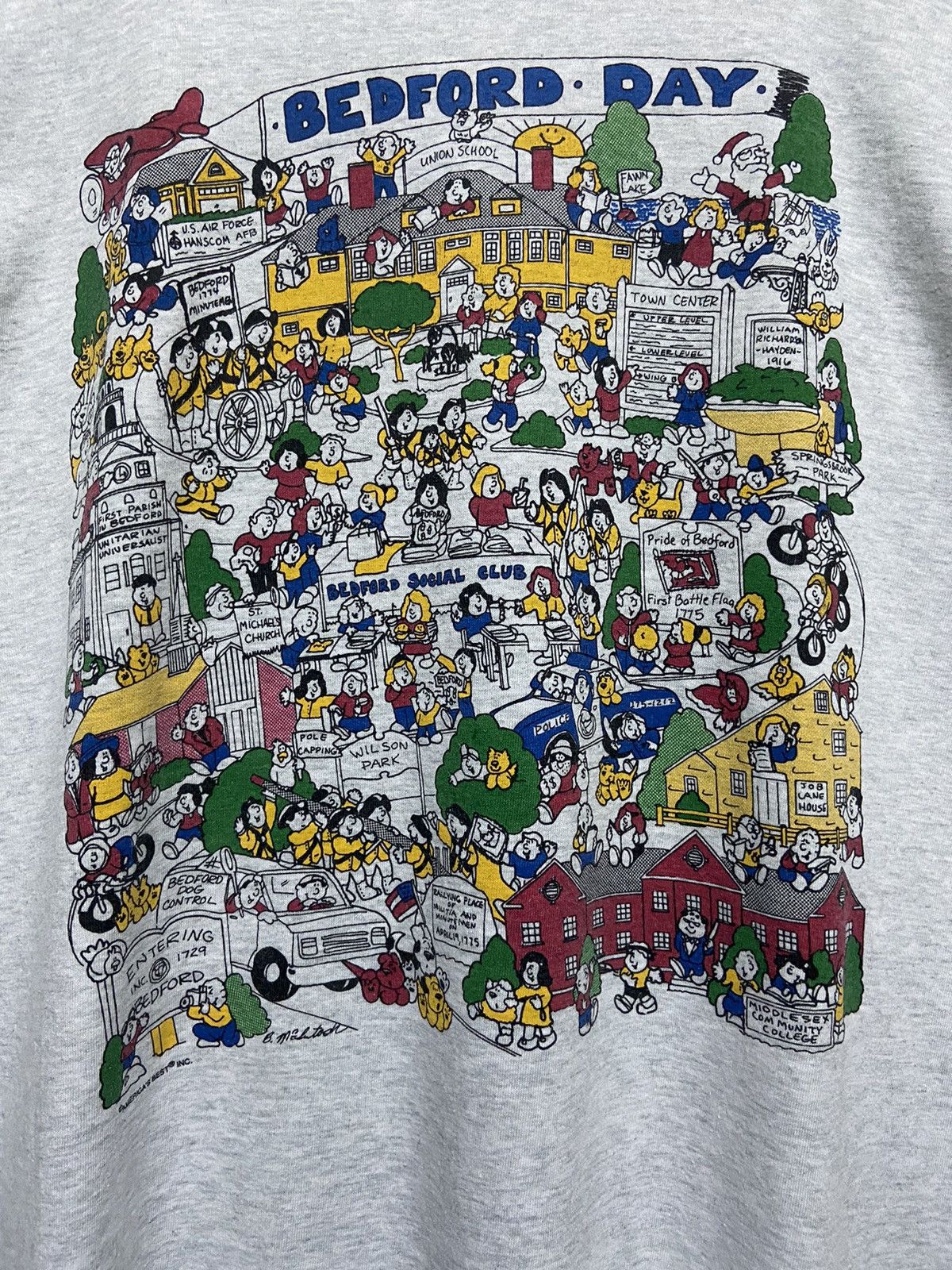 American Apparel × Vintage Vintage Bedford Massachusetts Days Size US L / EU 52-54 / 3 - 9 Thumbnail
