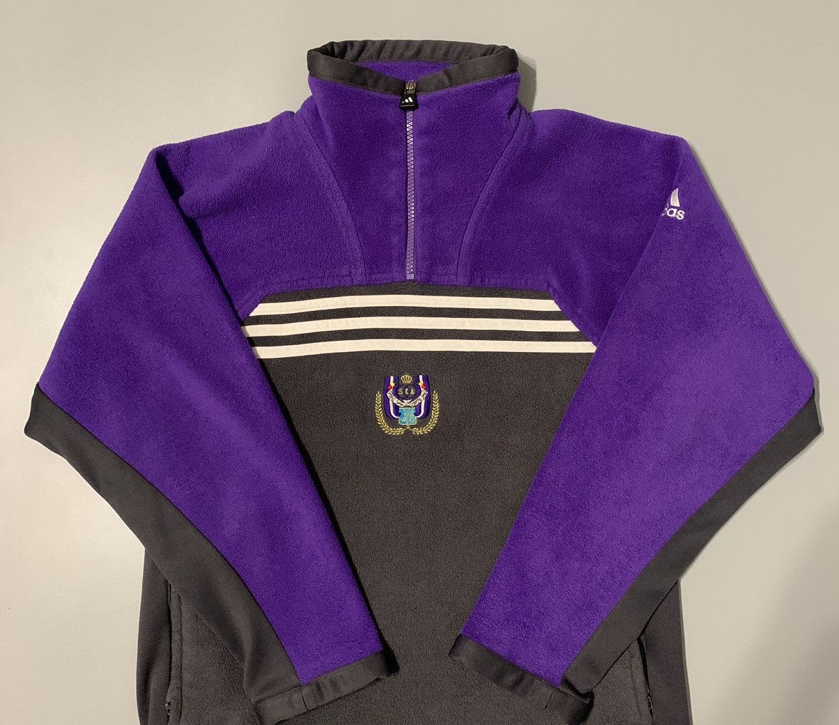Adidas Vintage Anderlecht Adidas fleece rare 90s Size US S / EU 44-46 / 1 - 2 Thumbnail