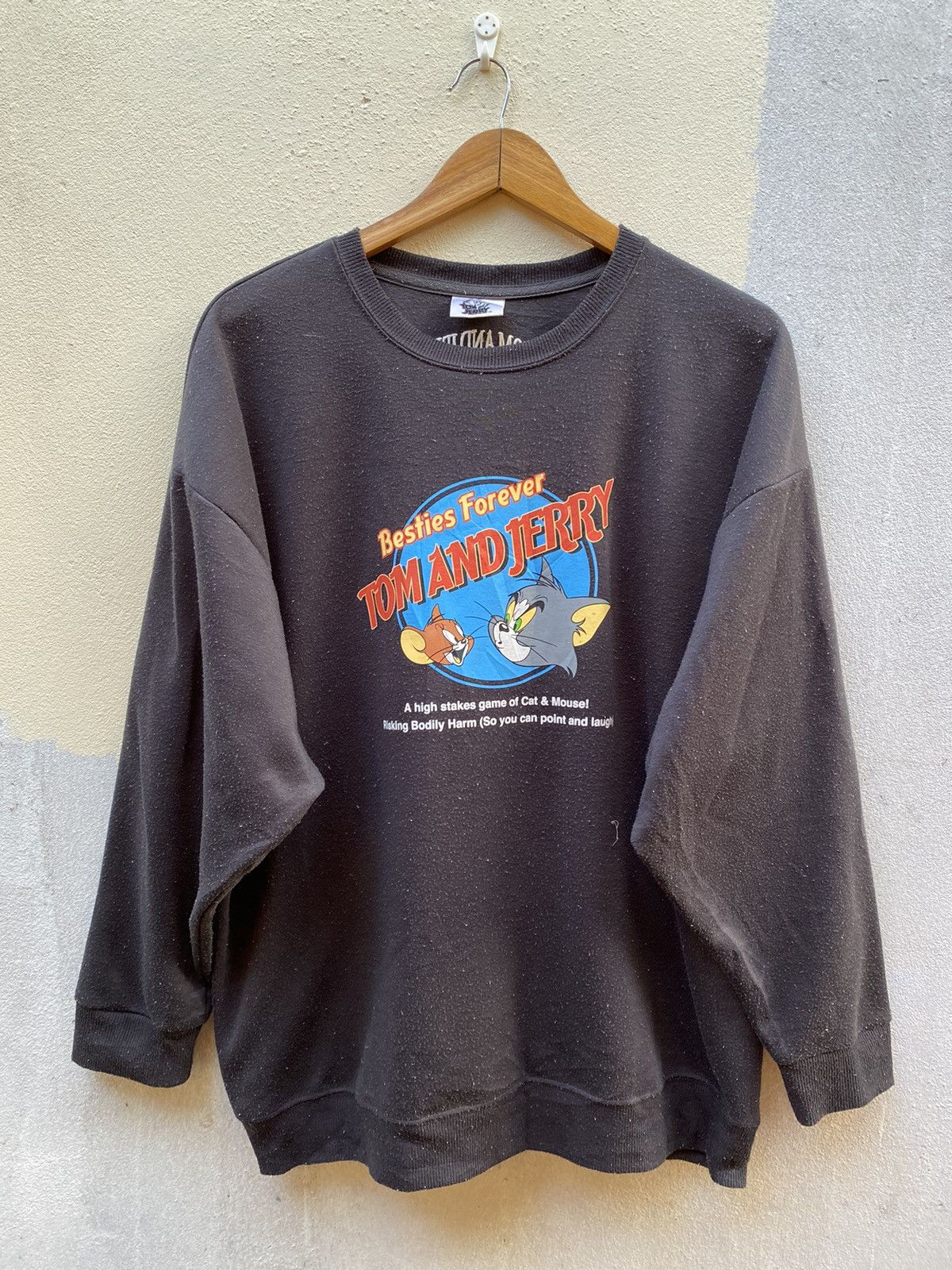Tom and Jerry Beige Bestie Forever Sweatshirts