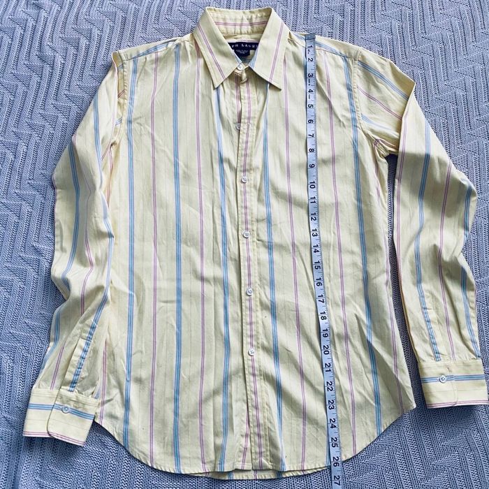 Ralph Lauren Black Label Ralph Lauren Black Label yellow striped shirt ...