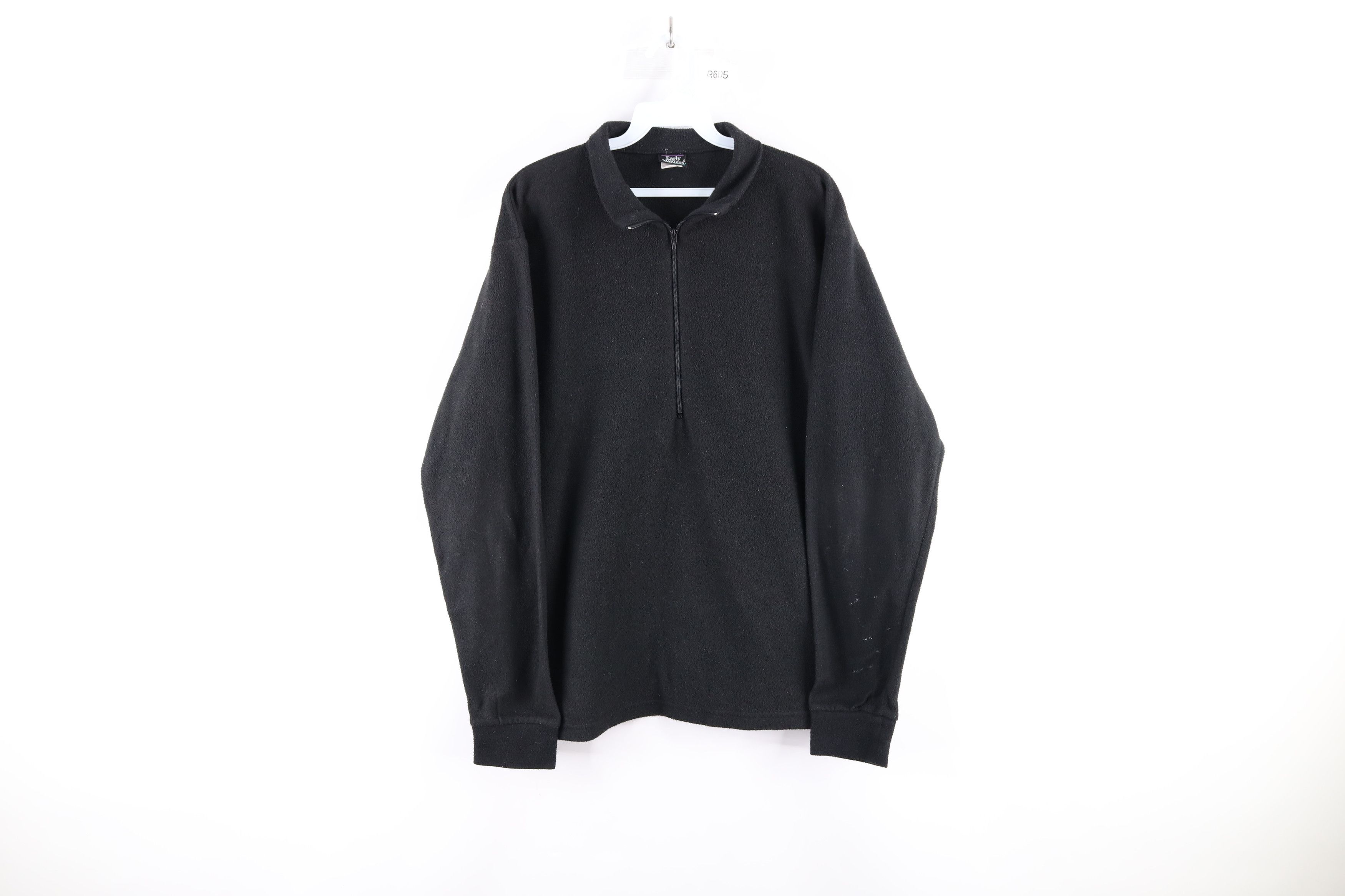 Sweat Polaire (fleece) 1/4 Zip Rouge Années 90 - Taille M, Vintage, Très Bon état