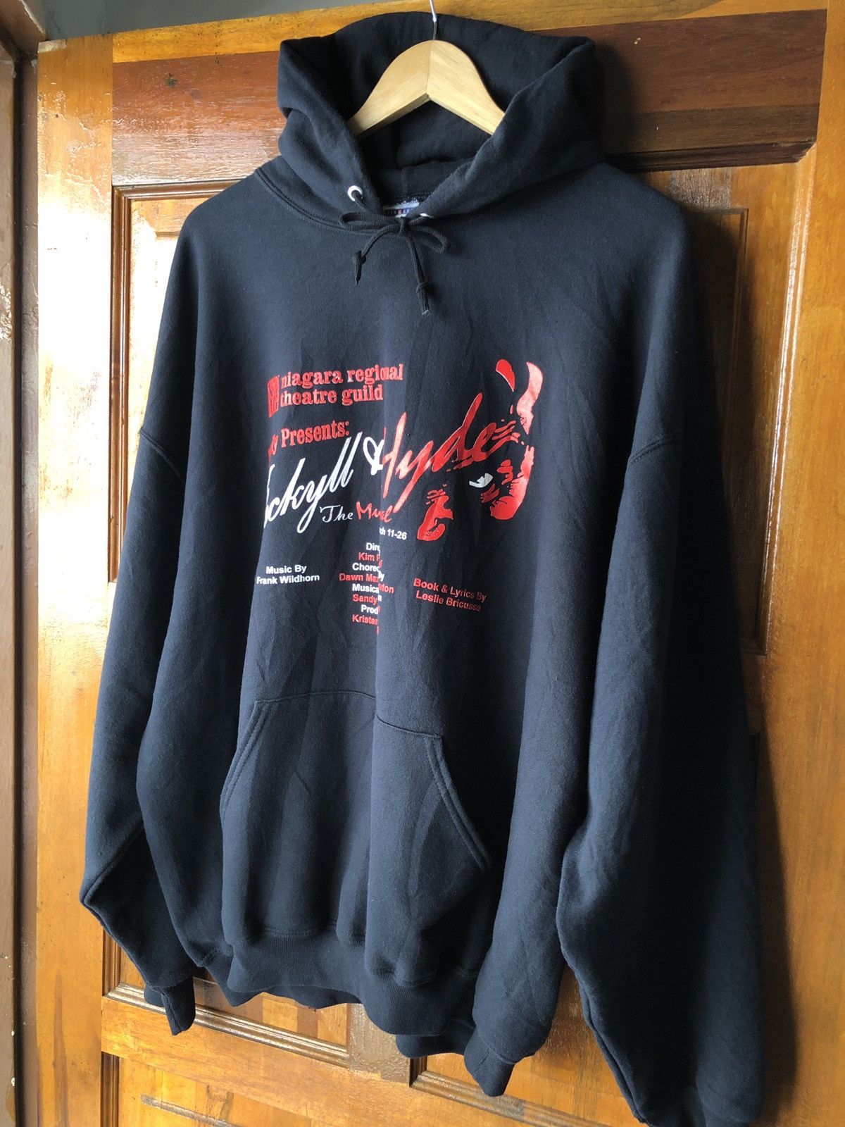 Jerzees × Vintage VINTAGE JEKYLL HYDE THE MUSICAL COZY HOODIE Size US XXL / EU 58 / 5 - 2 Thumbnail