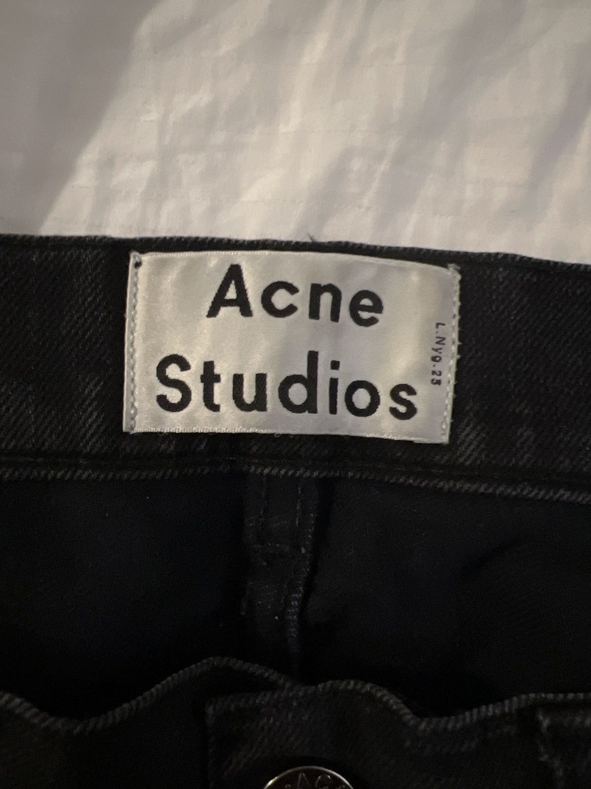 Acne Studios Acne Studios Ace Cash Black Jeans Size US 29 - 10 Thumbnail