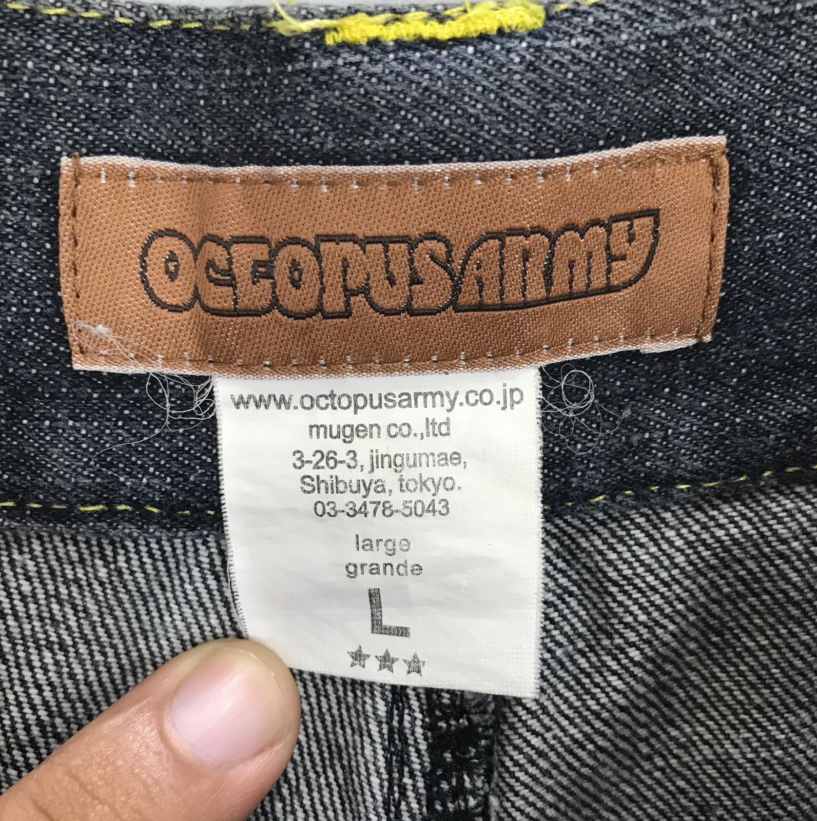 Number (N)ine × Undercover Japanese Brand OCTOPUS ARMY Baggy Denim Jeans Size US 34 / EU 50 - 8 Thumbnail