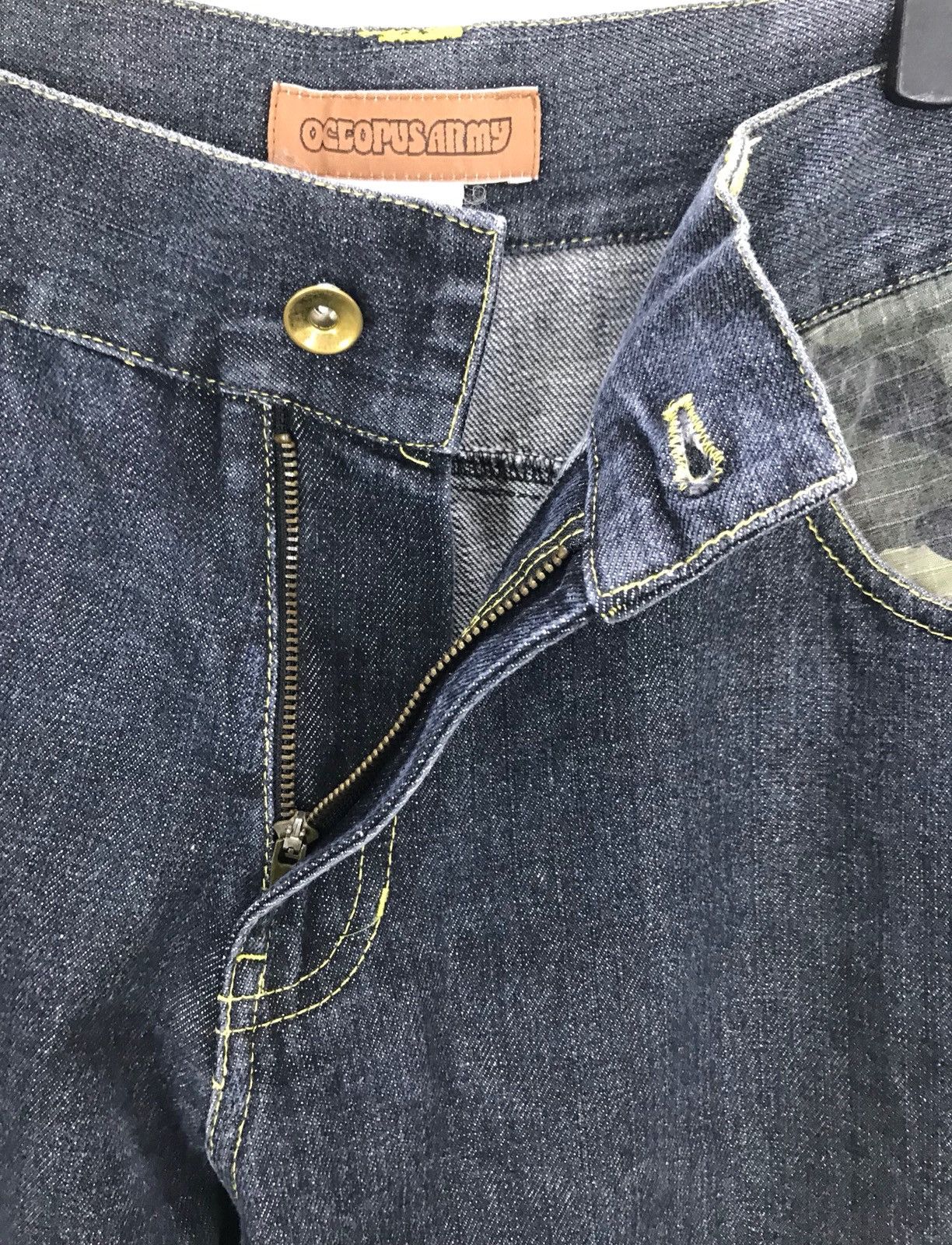 Number (N)ine × Undercover Japanese Brand OCTOPUS ARMY Baggy Denim Jeans Size US 34 / EU 50 - 9 Thumbnail