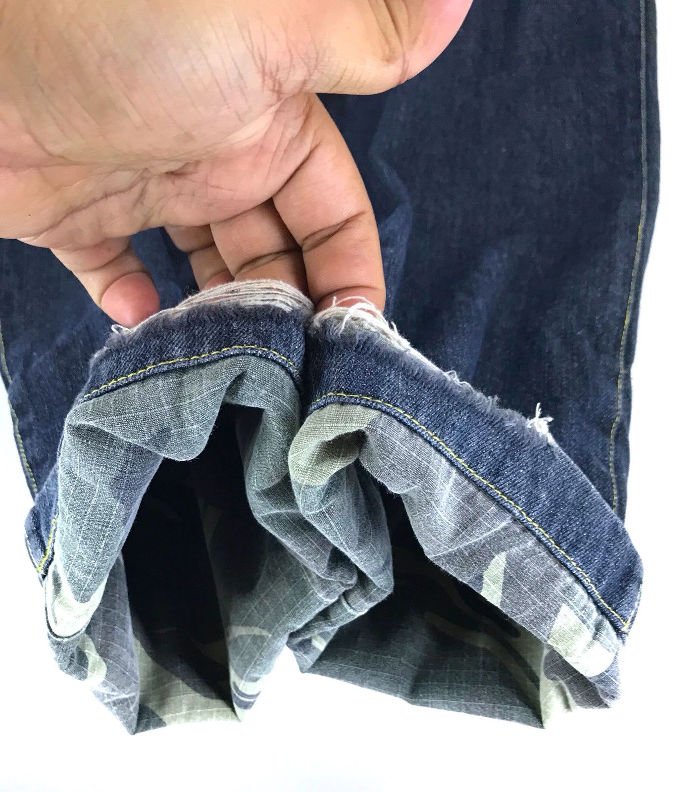 Number (N)ine × Undercover Japanese Brand OCTOPUS ARMY Baggy Denim Jeans Size US 34 / EU 50 - 10 Thumbnail