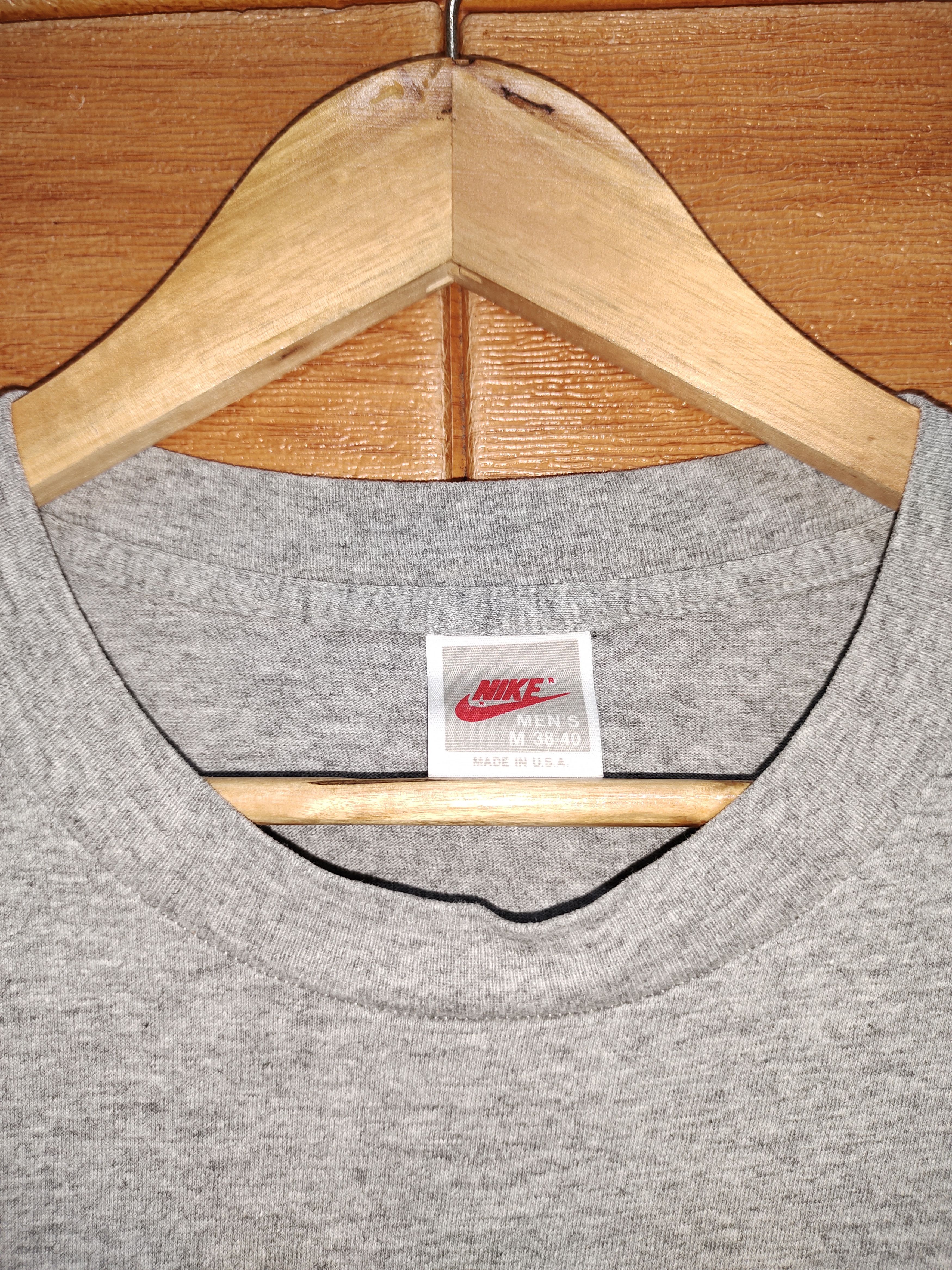 Jordan Brand Vintage 90s Nike Silver Tag "Just Do It" T-Shirt Size US M / EU 48-50 / 2 - 5 Thumbnail