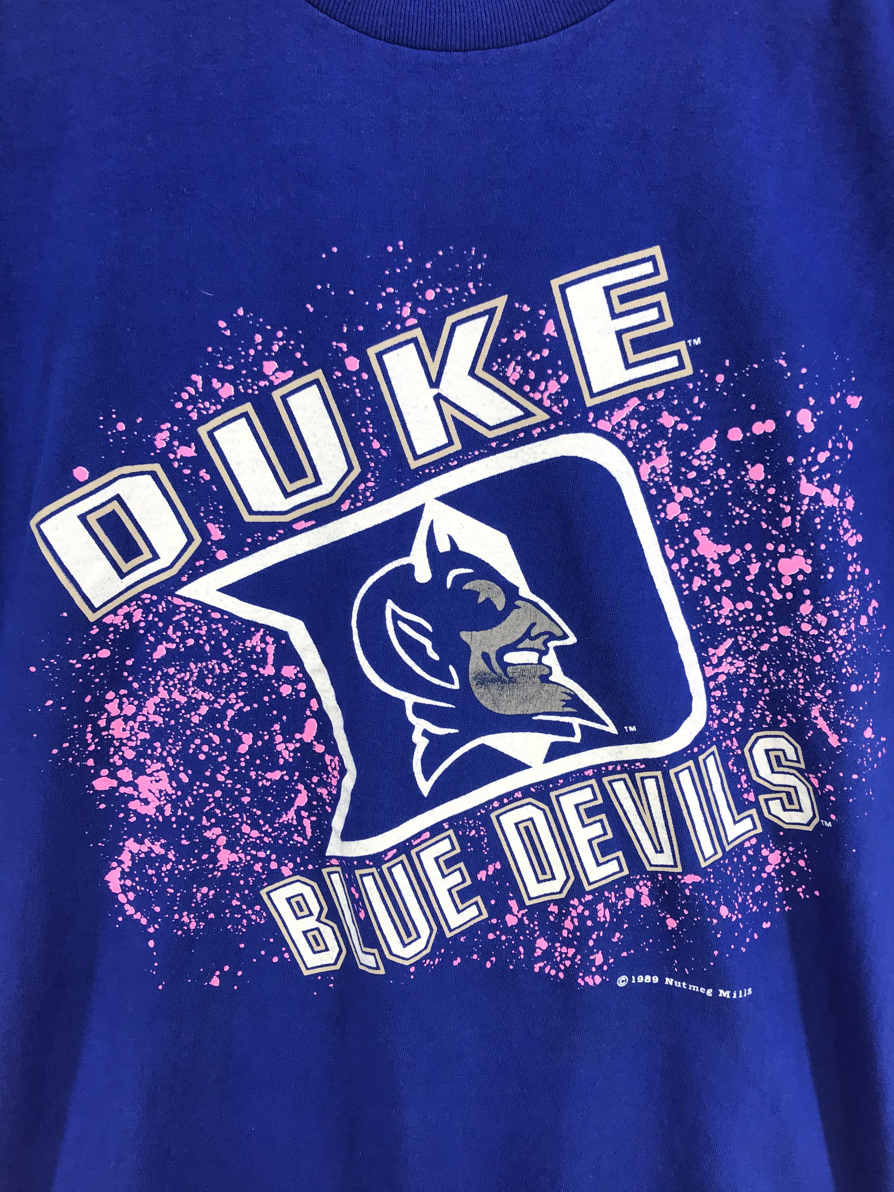 Vintage Vintage 80s Duke Blue Devils T-Shirt Size US M / EU 48-50 / 2 - 2 Thumbnail