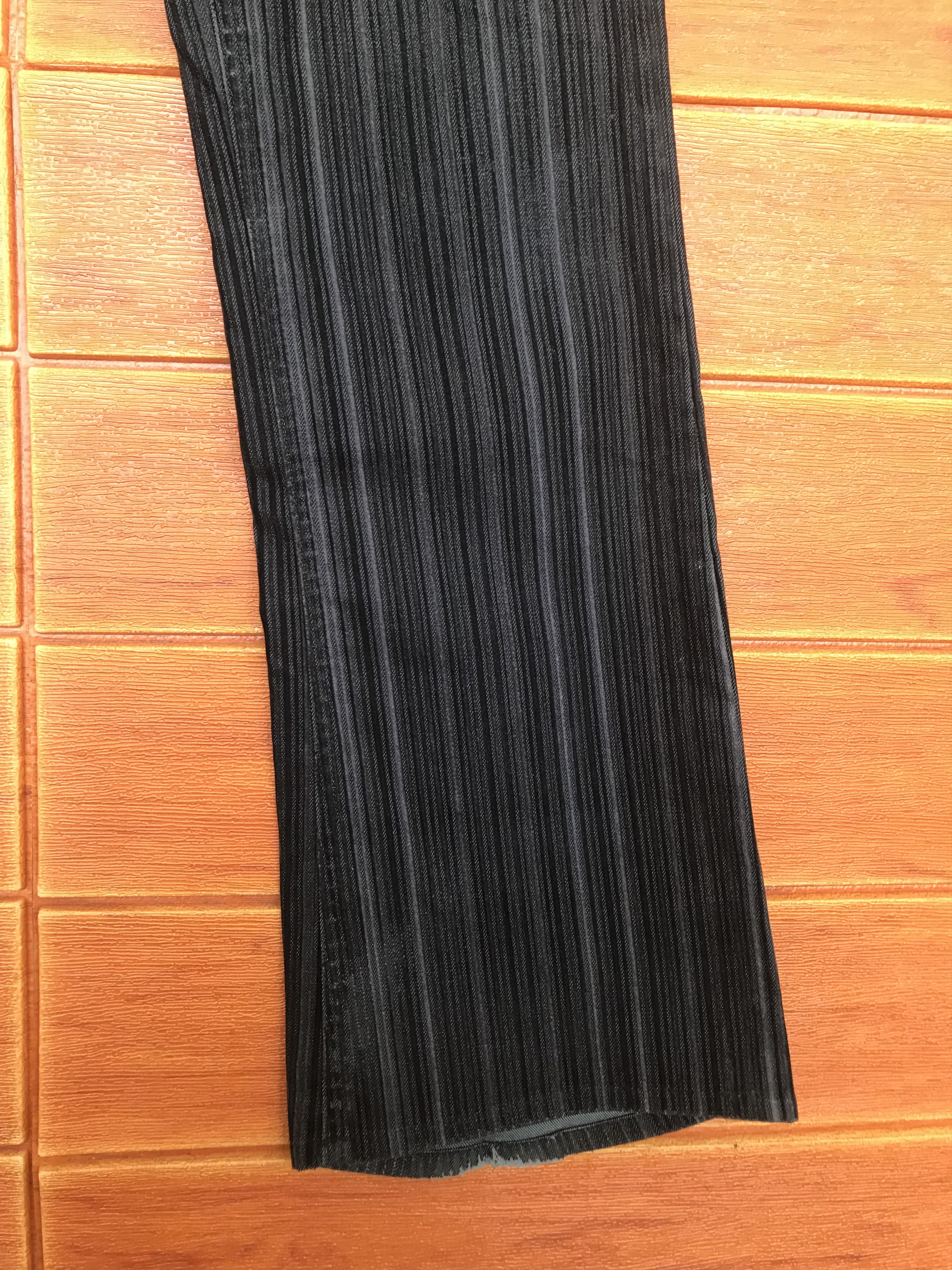 If Six Was Nine Flare Jeans Rupert The Difference Striped Denim Bootcut Size US 30 / EU 46 - 4 Thumbnail