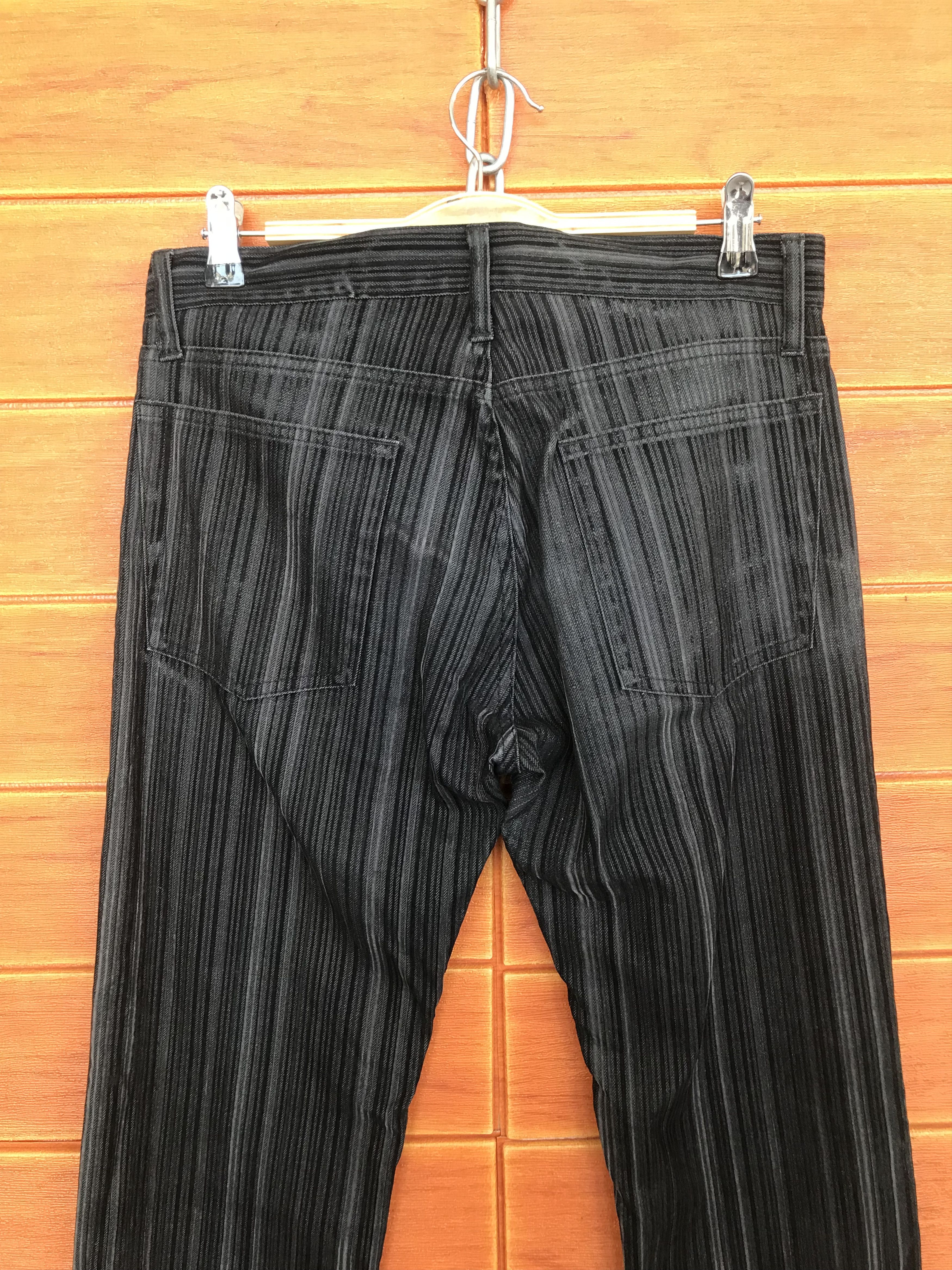 If Six Was Nine Flare Jeans Rupert The Difference Striped Denim Bootcut Size US 30 / EU 46 - 8 Thumbnail