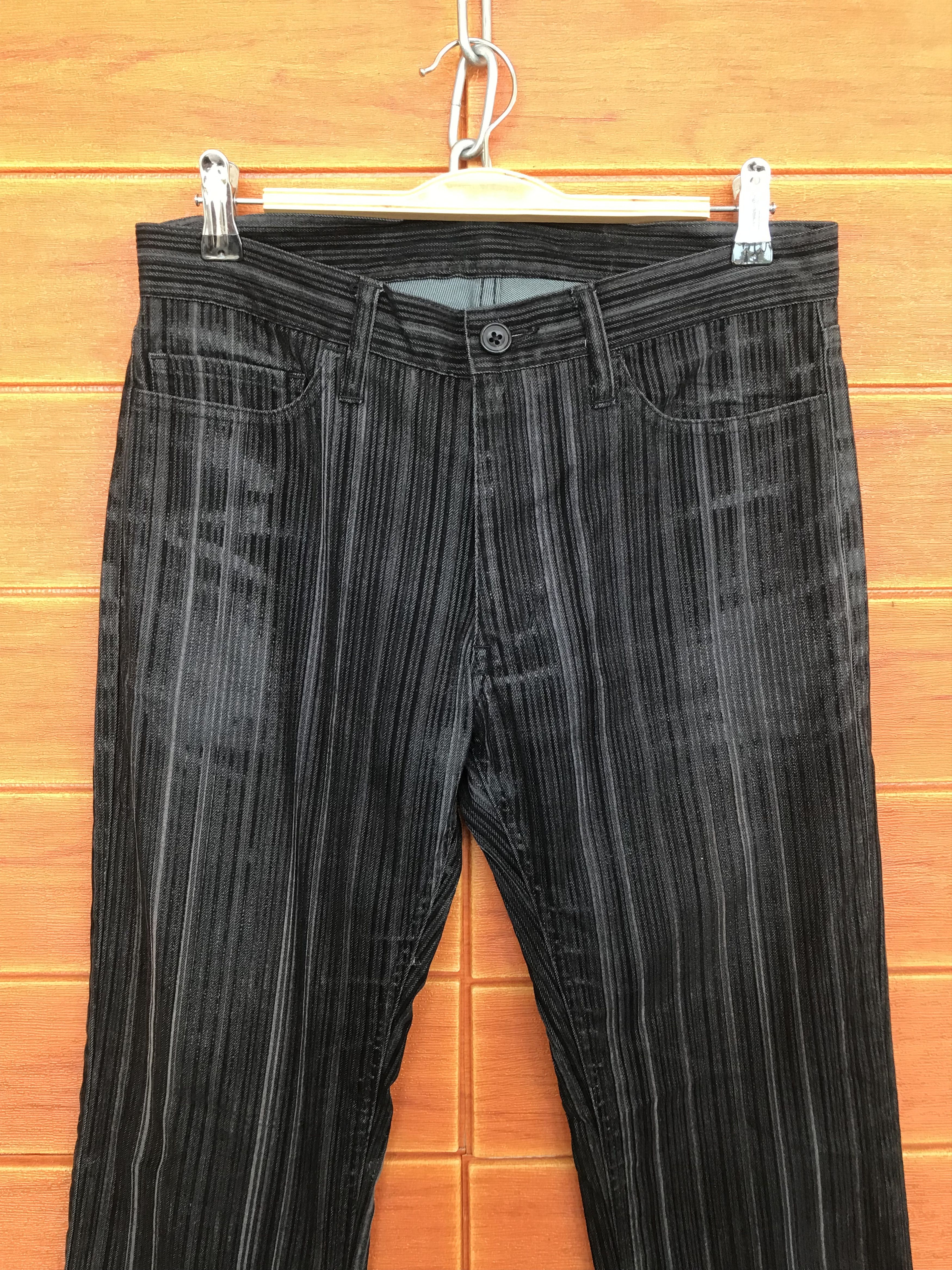 If Six Was Nine Flare Jeans Rupert The Difference Striped Denim Bootcut Size US 30 / EU 46 - 2 Thumbnail