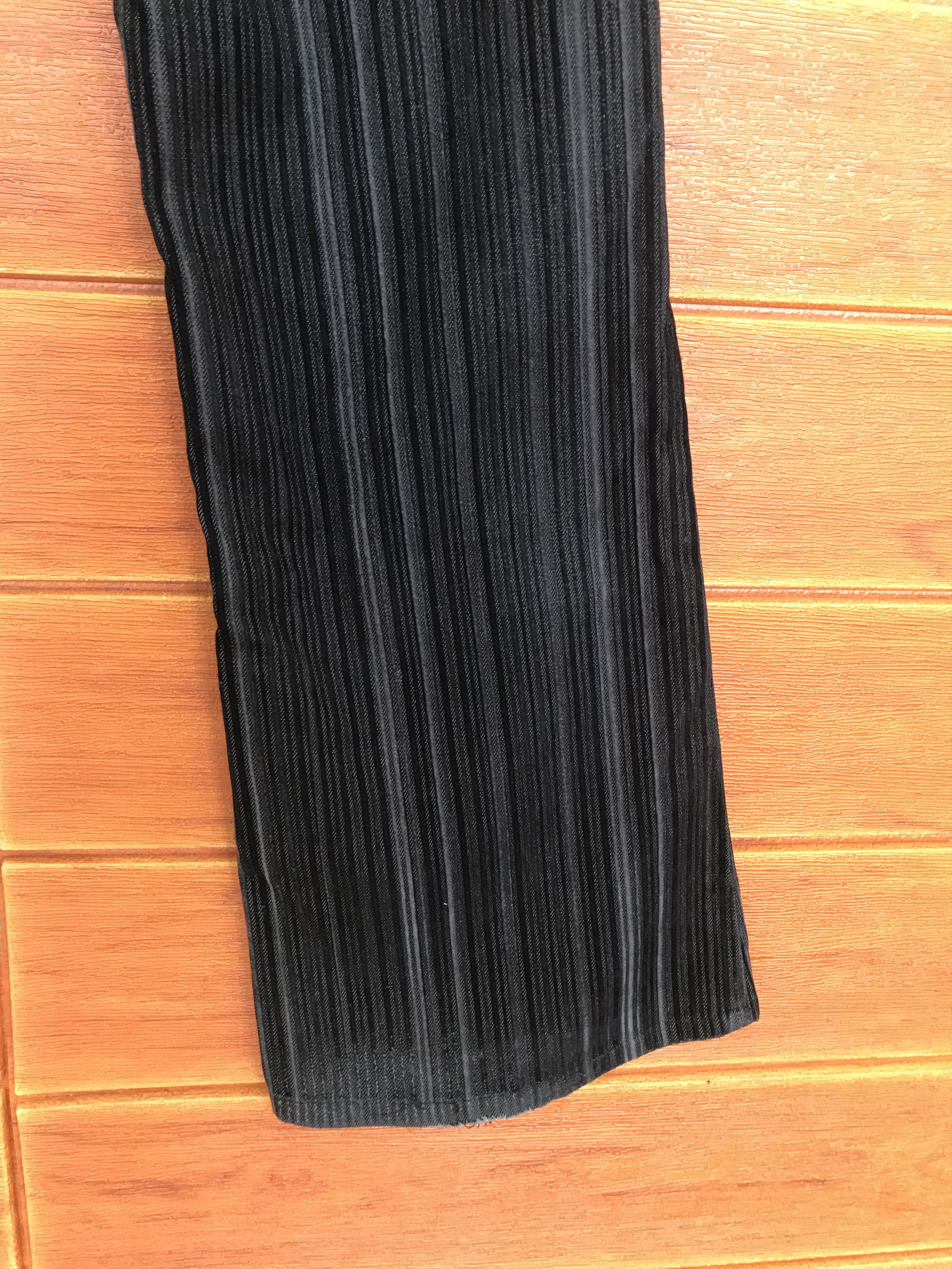 If Six Was Nine Flare Jeans Rupert The Difference Striped Denim Bootcut Size US 30 / EU 46 - 10 Thumbnail