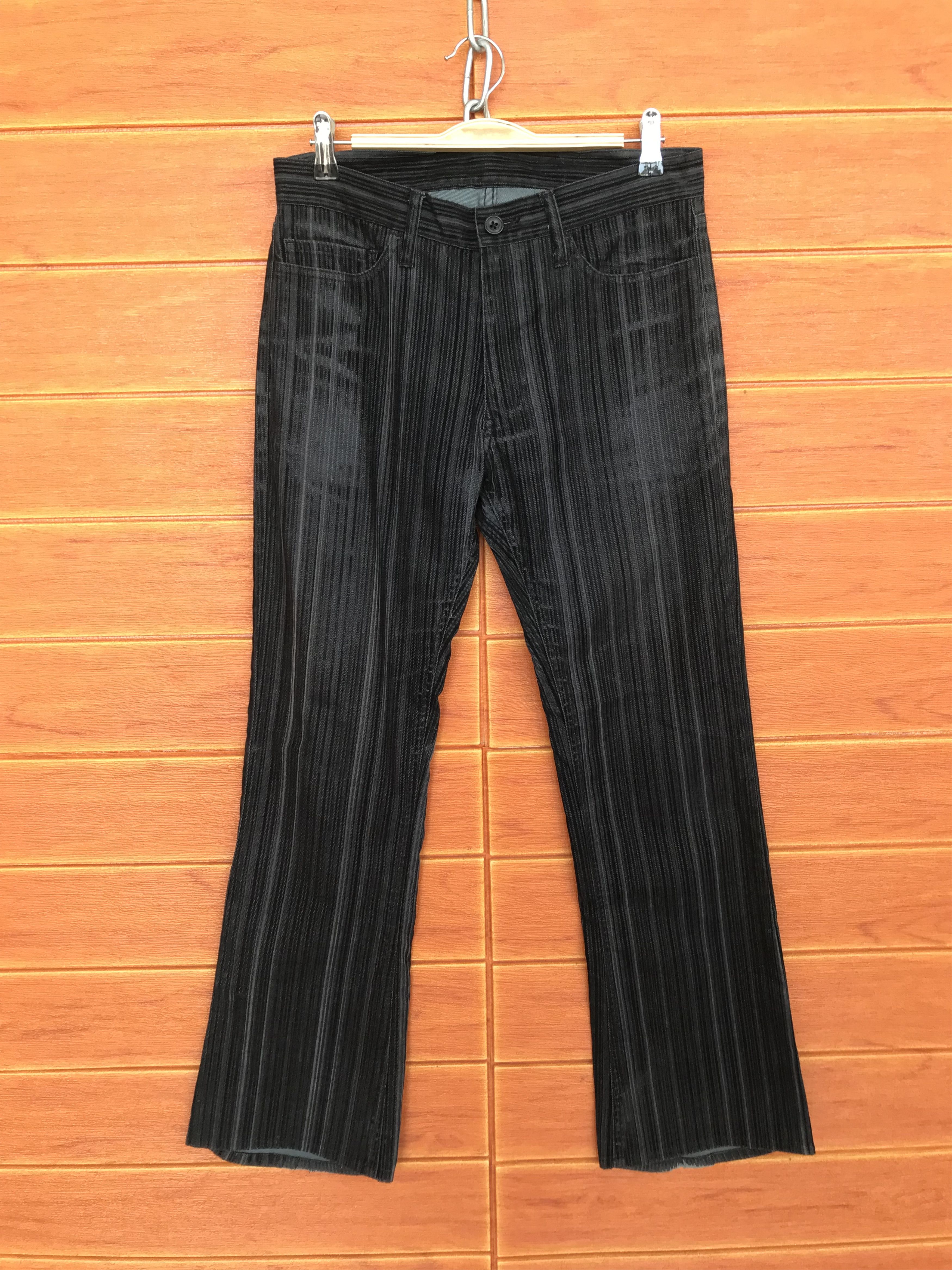 If Six Was Nine Flare Jeans Rupert The Difference Striped Denim Bootcut Size US 30 / EU 46 - 1 Thumbnail