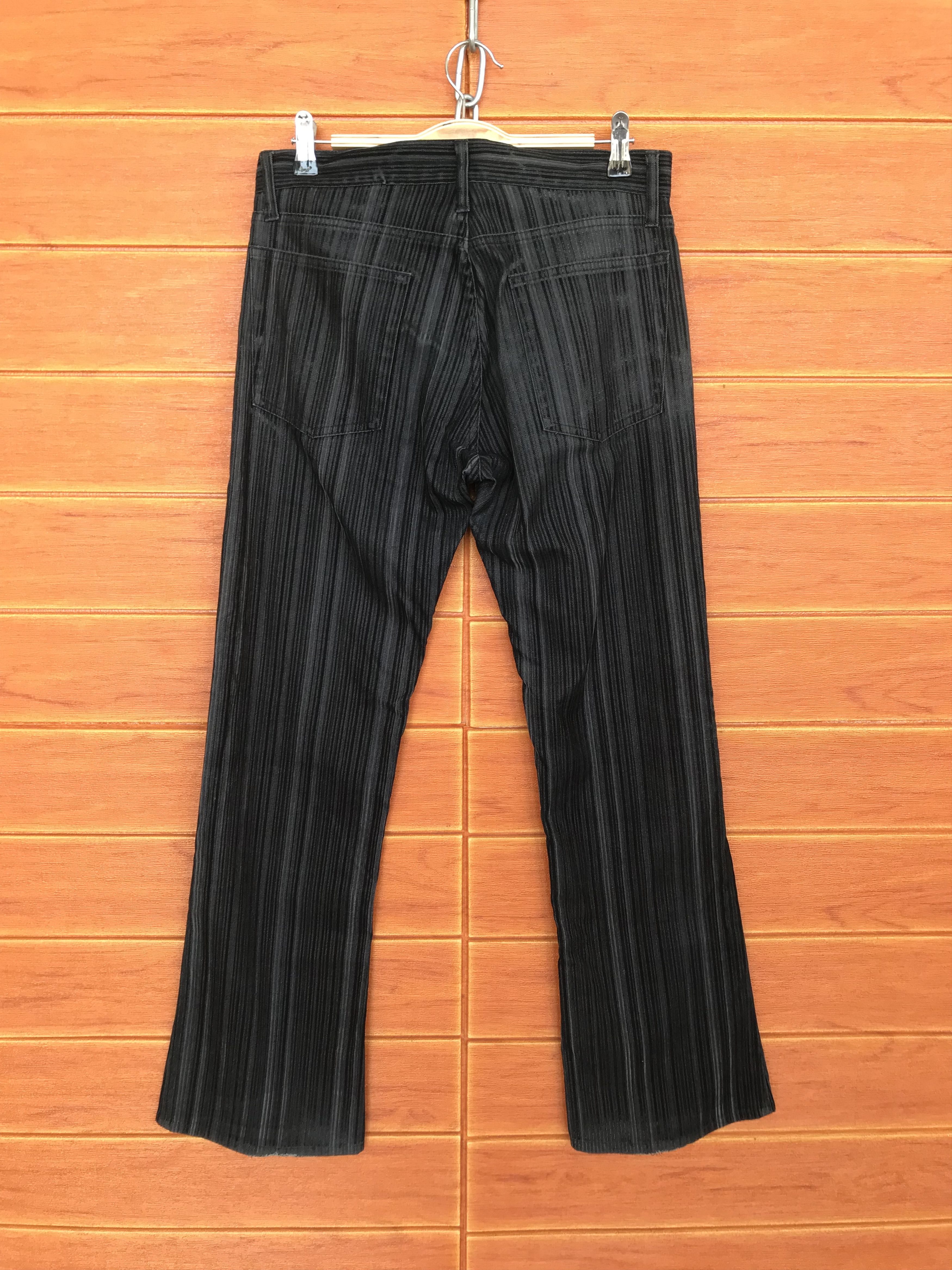If Six Was Nine Flare Jeans Rupert The Difference Striped Denim Bootcut Size US 30 / EU 46 - 7 Thumbnail