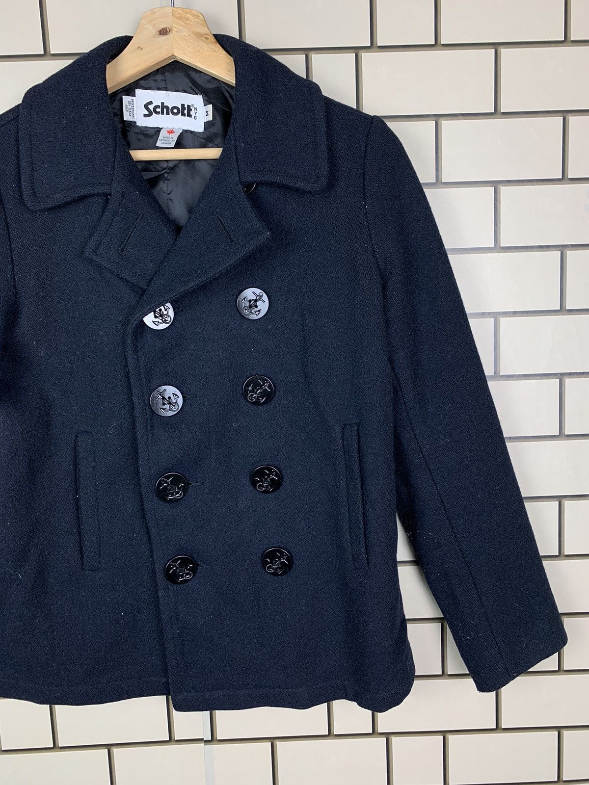 Schott Vintage Schott x Earth Double Breasted Jacket Size US M / EU 48-50 / 2 - 5 Thumbnail