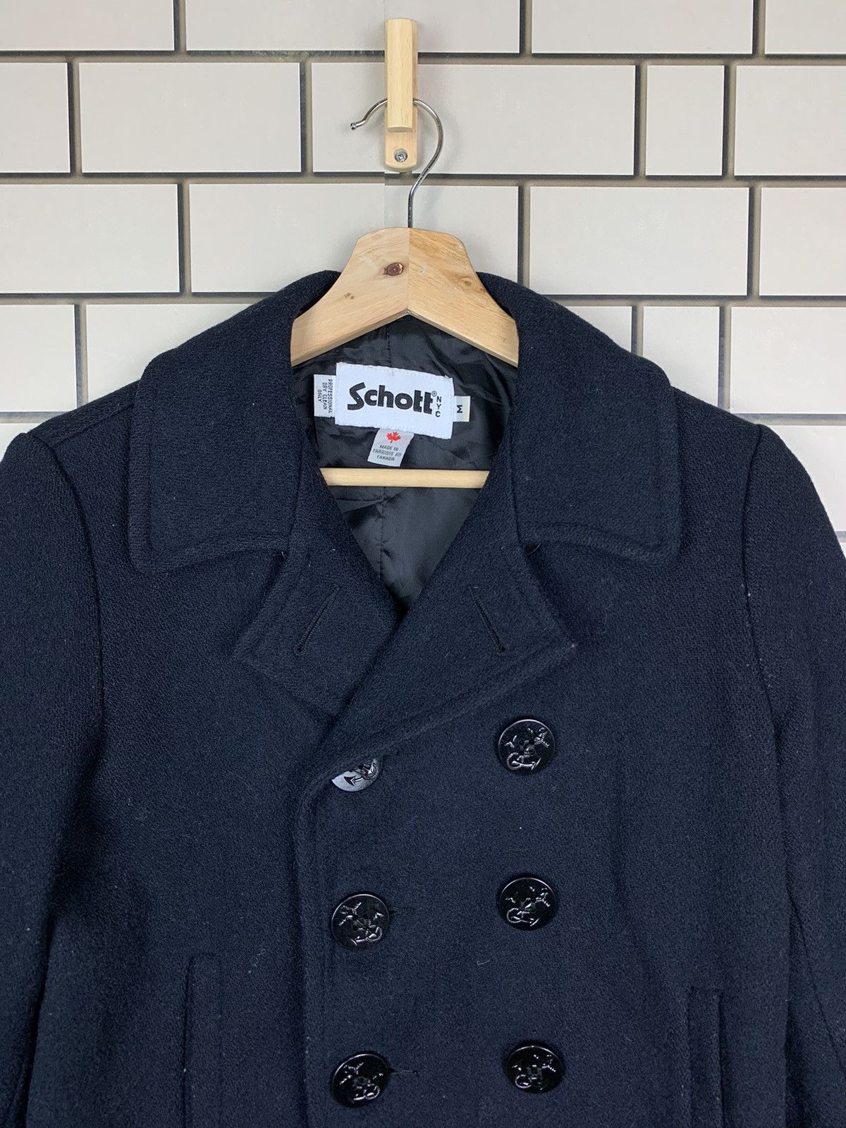 Schott Vintage Schott x Earth Double Breasted Jacket Size US M / EU 48-50 / 2 - 2 Thumbnail