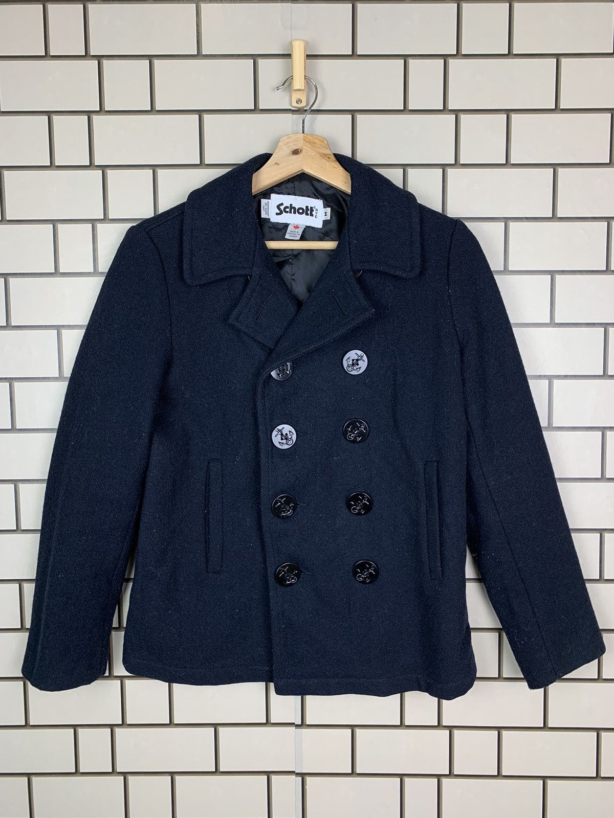 Schott Vintage Schott x Earth Double Breasted Jacket Size US M / EU 48-50 / 2 - 1 Thumbnail