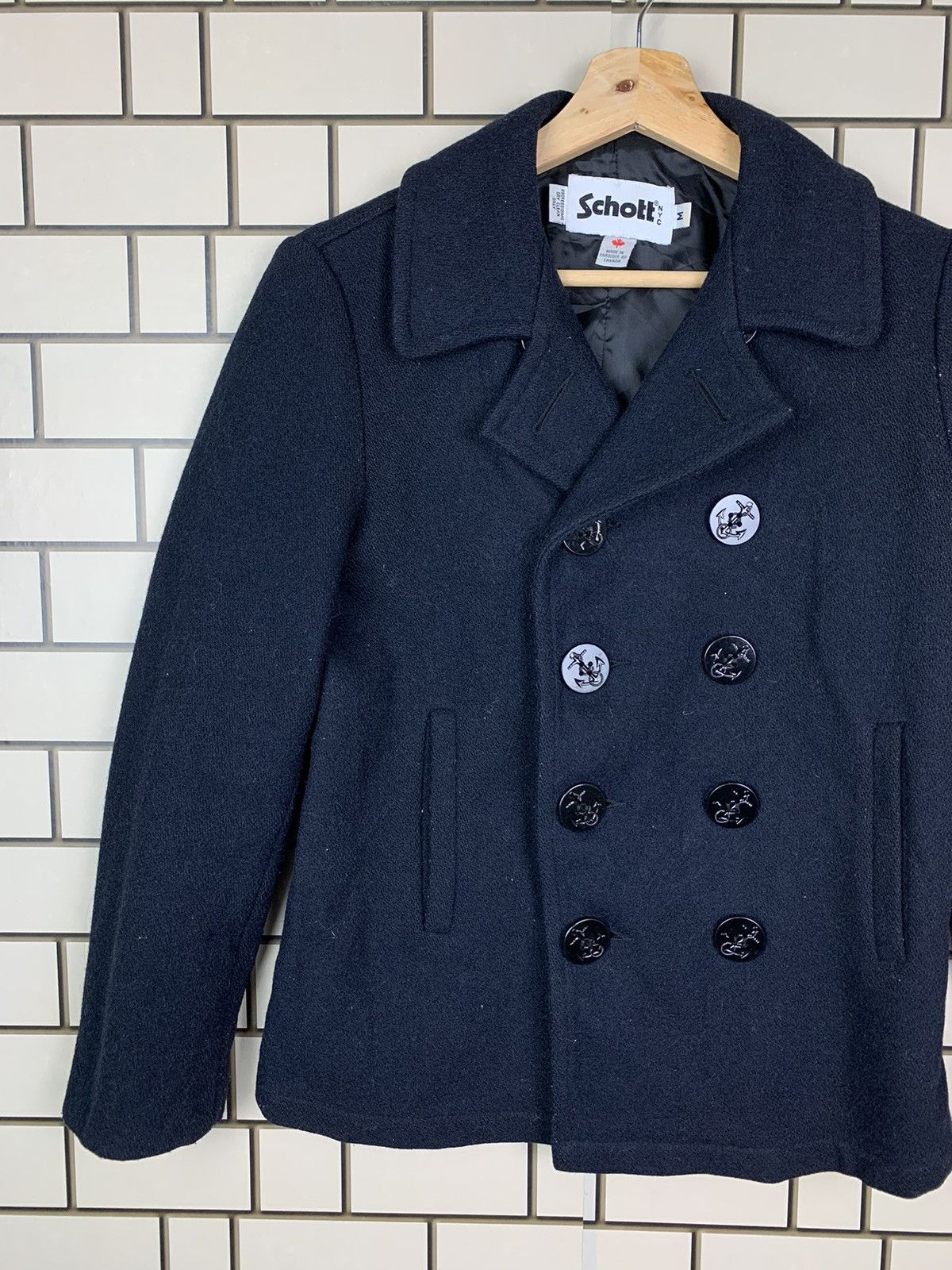 Schott Vintage Schott x Earth Double Breasted Jacket Size US M / EU 48-50 / 2 - 4 Thumbnail