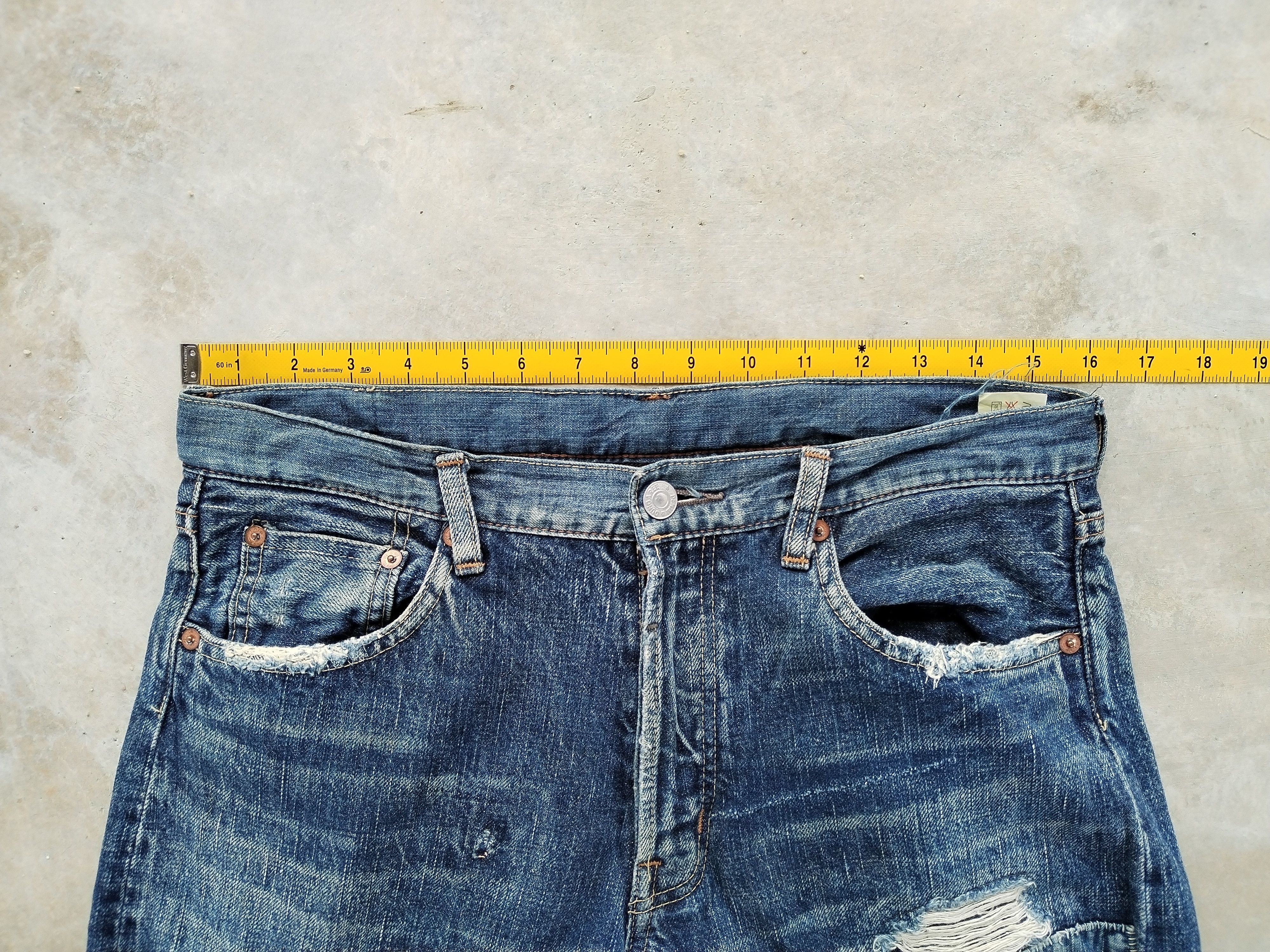 Japanese Brand Denim & Dungaree Patchwork Jeans Size US 32 / EU 48 - 12 Thumbnail
