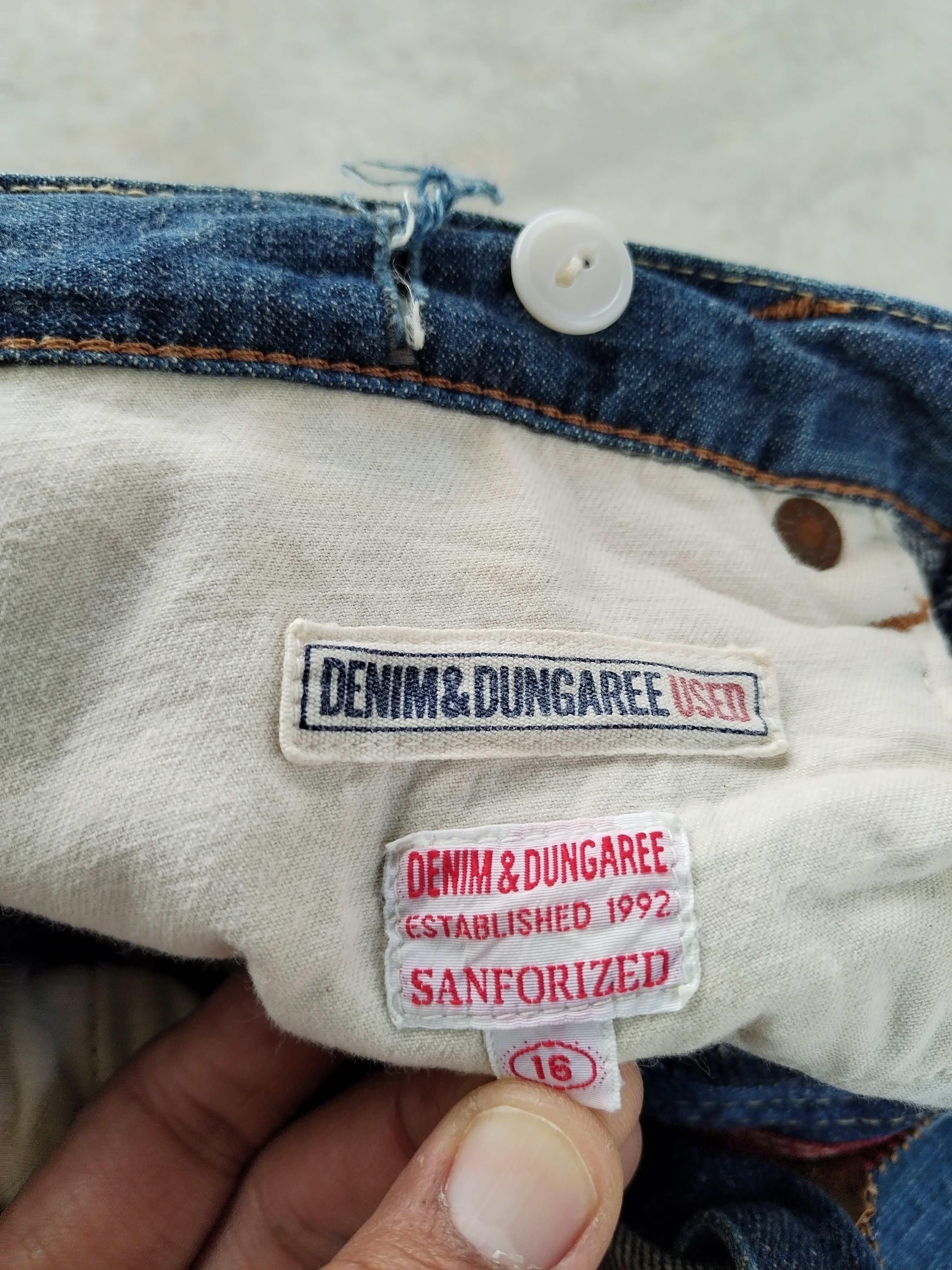 Japanese Brand Denim & Dungaree Patchwork Jeans Size US 32 / EU 48 - 10 Thumbnail