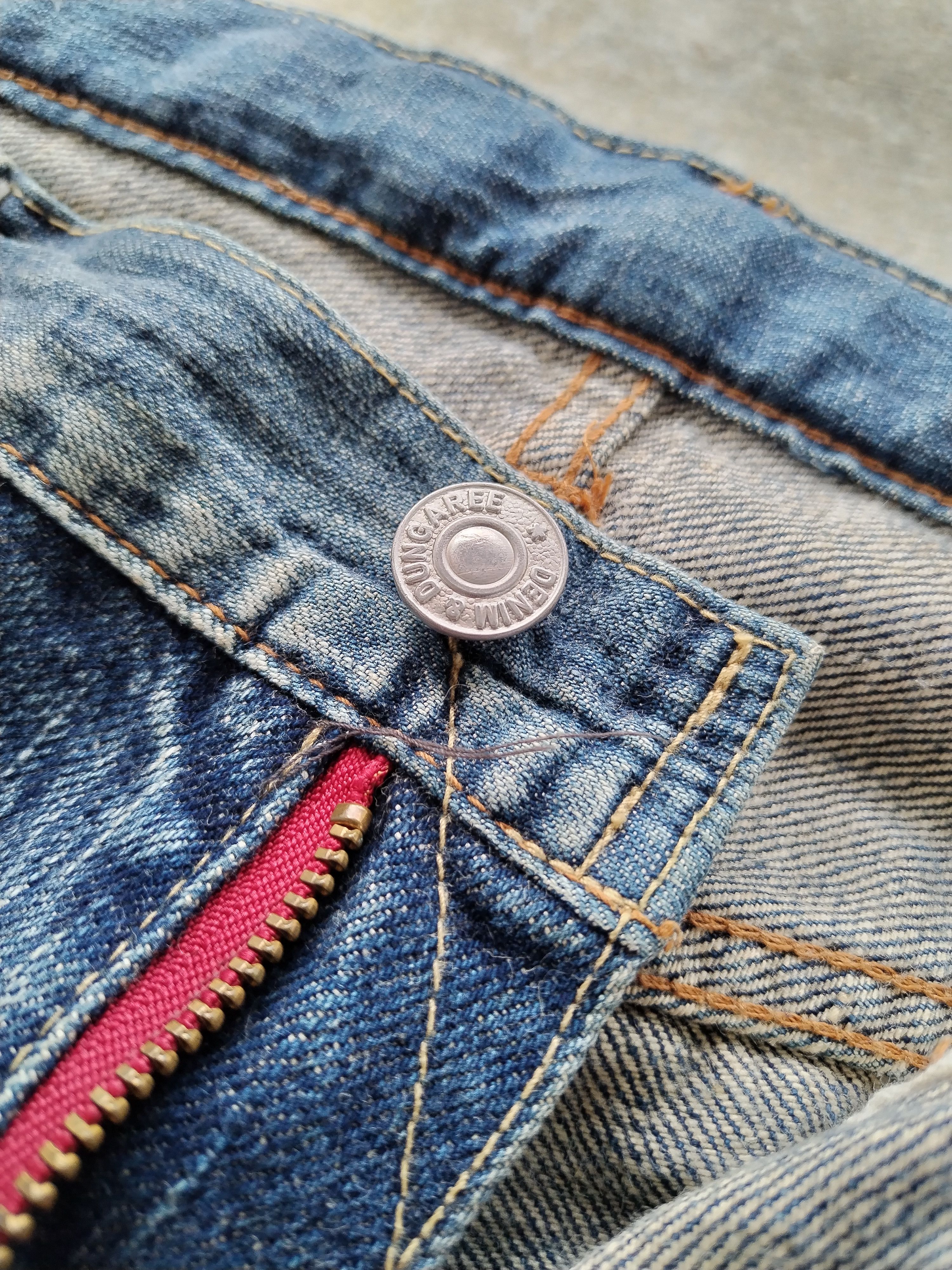 Japanese Brand Denim & Dungaree Patchwork Jeans Size US 32 / EU 48 - 9 Thumbnail