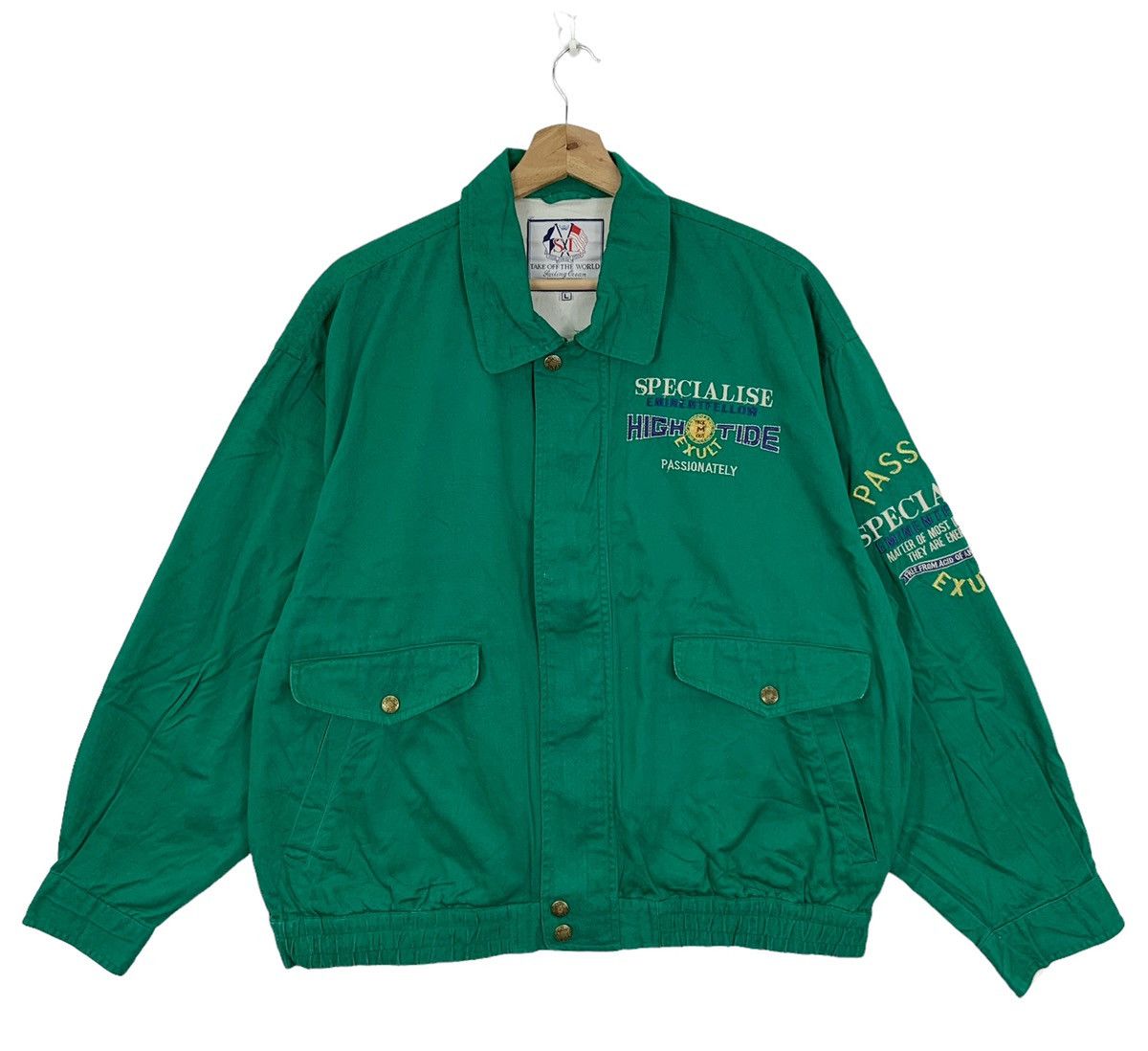 Vintage Vintage Specialist High Bomber Zipper Jacket Size US L / EU 52-54 / 3 - 2 Thumbnail