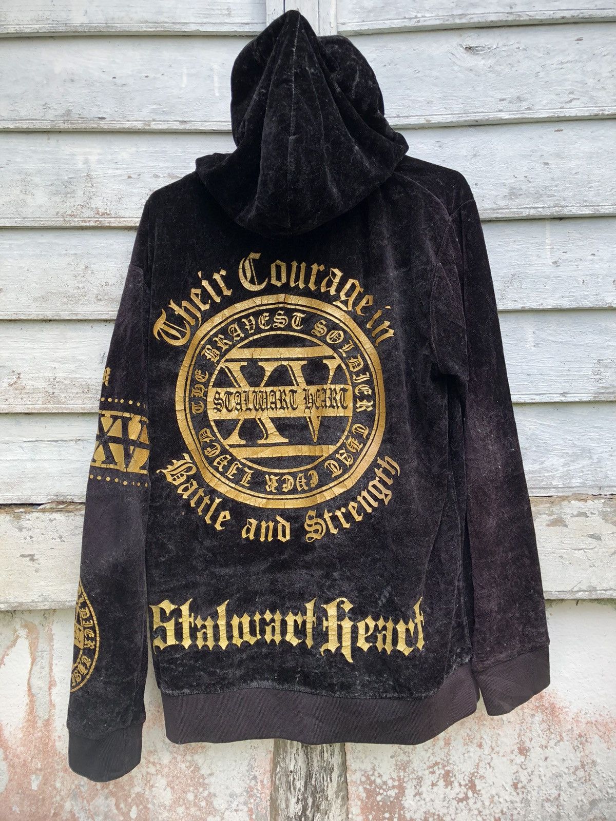 Original Remakgear Printed Velvet Hoodie