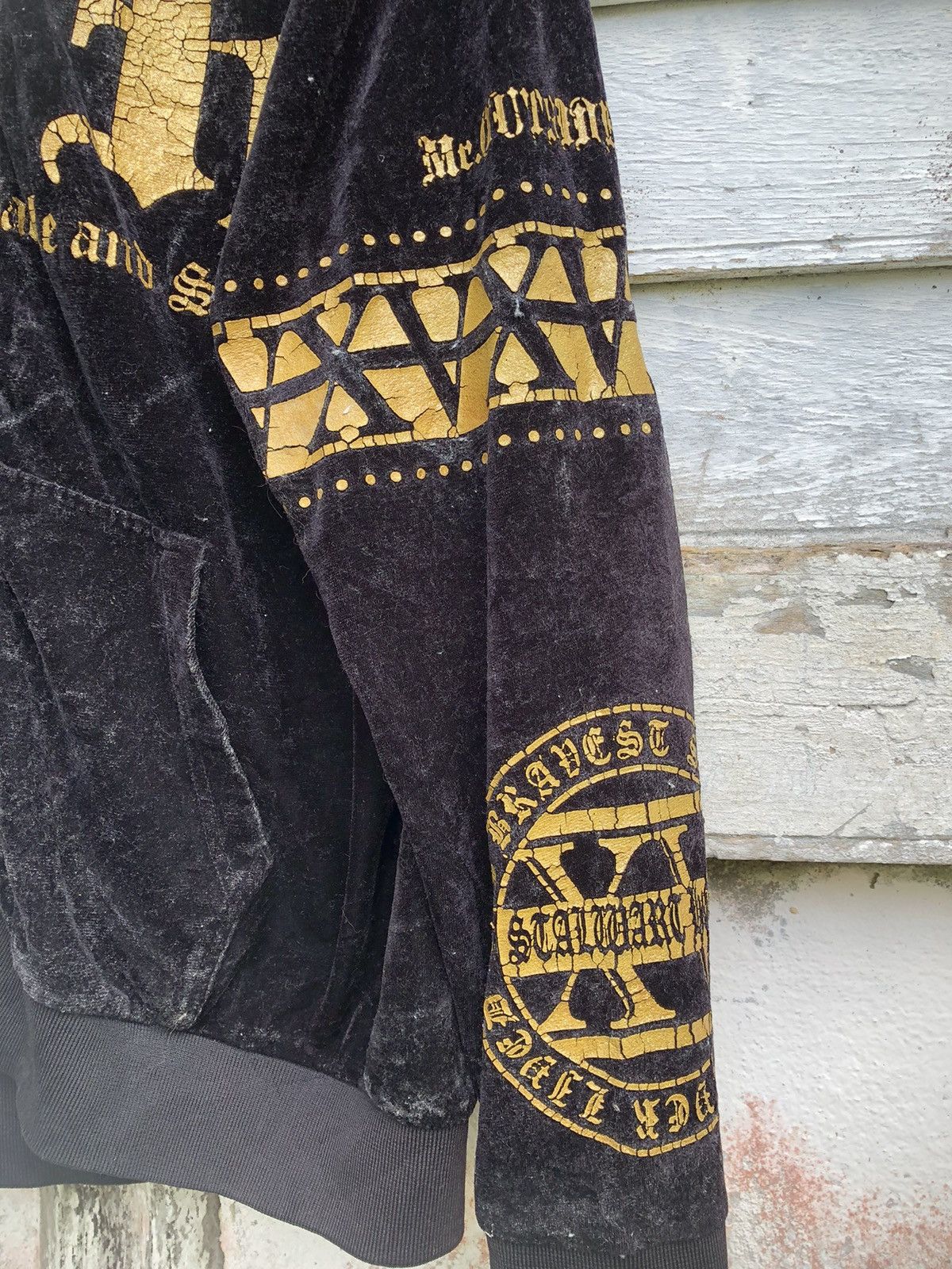 Original Remakgear Printed Velvet Hoodie